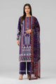 3 Piece Unstitched Embroidered Cambric Suit | MPT-2701-A