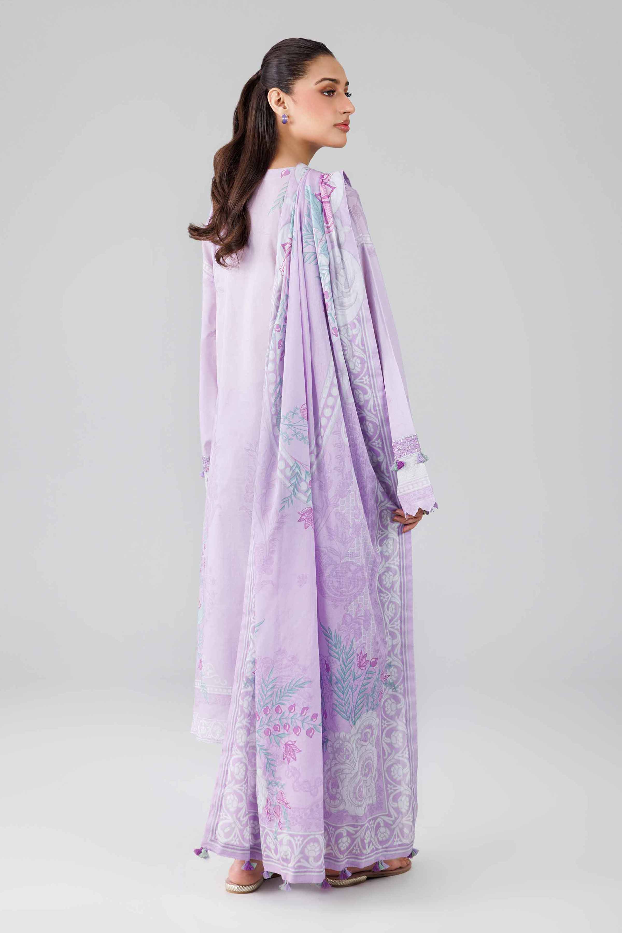 3 Piece - Digital Printed Embroidered Suit - 42601836