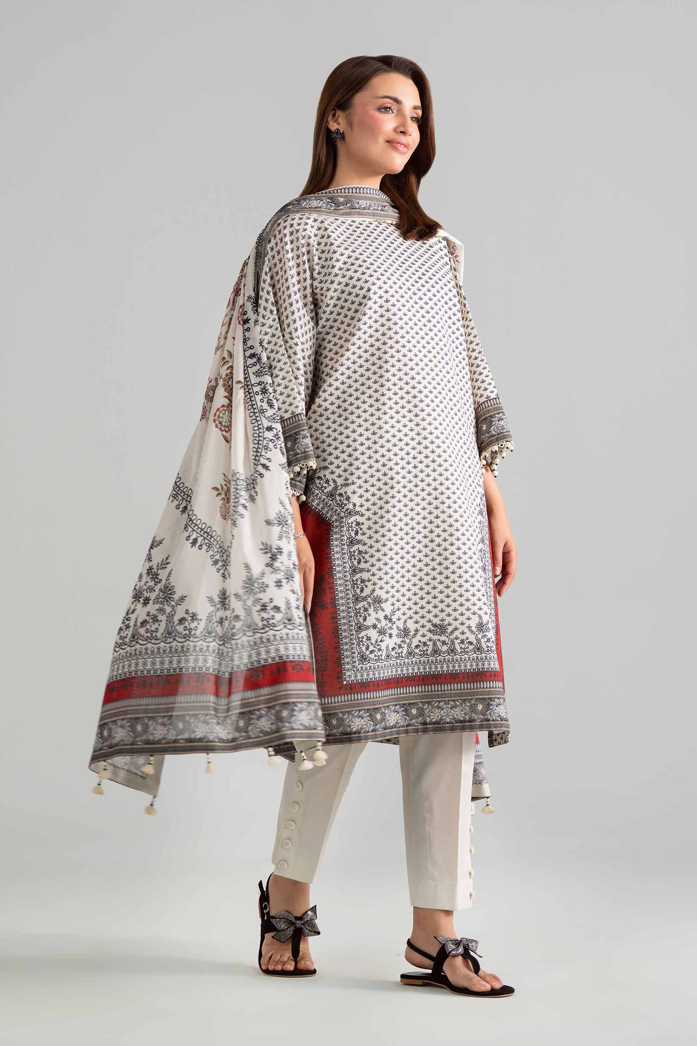 3 Piece - Digital Printed Suit - 42601849