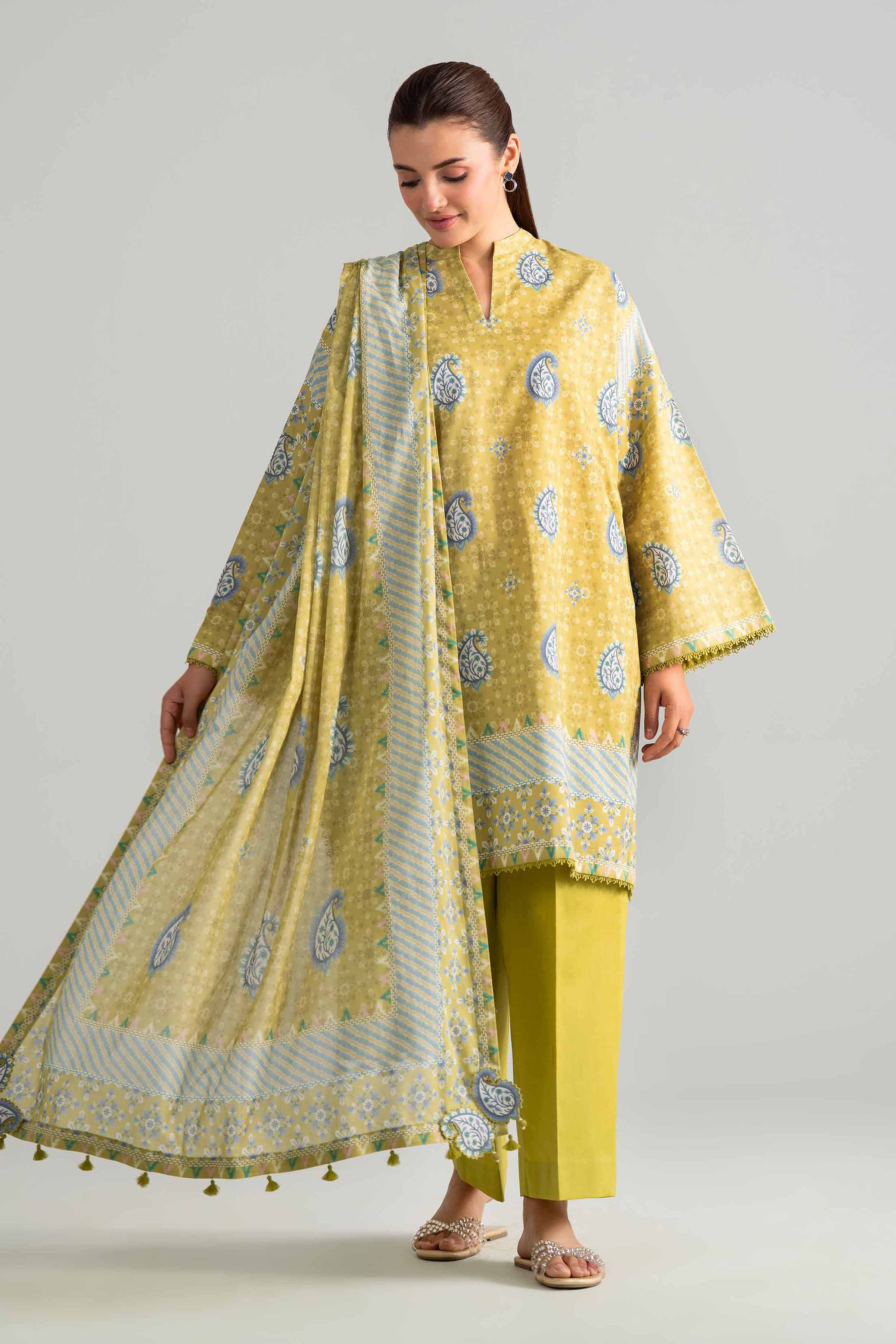 3 Piece - Digital Printed Suit - 42601852