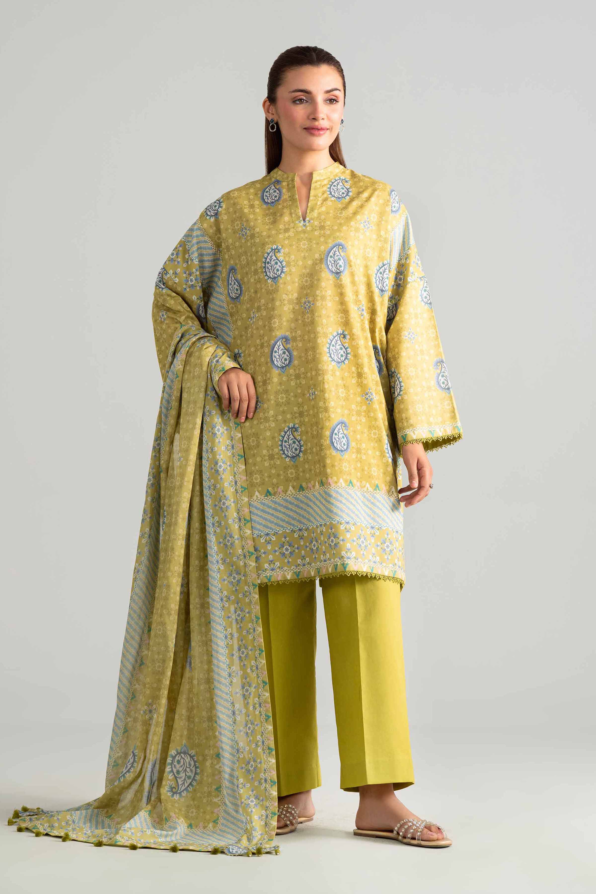 3 Piece - Digital Printed Suit - 42601852