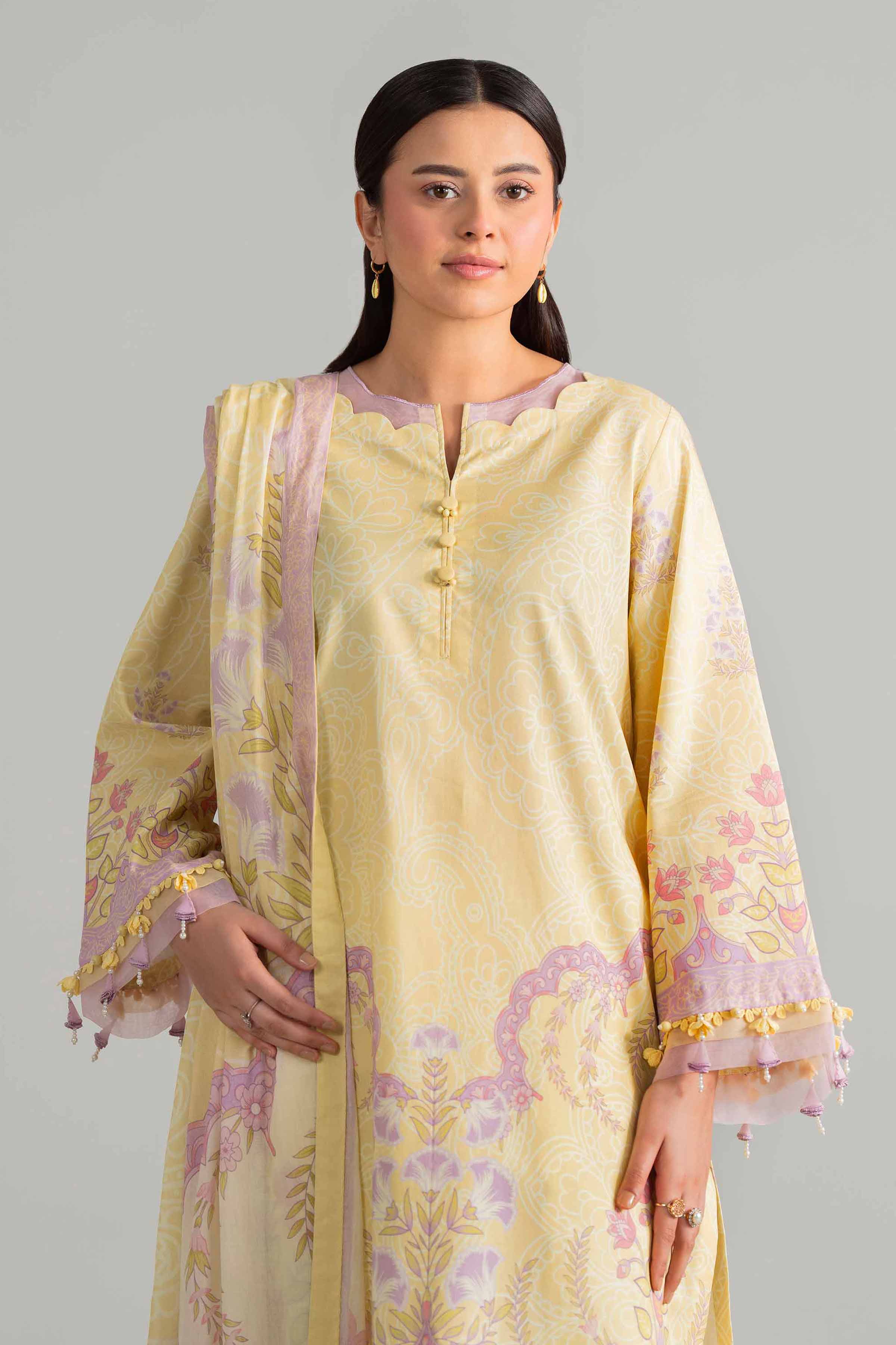3 Piece - Digital Printed Suit - 42601853