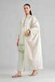 2 Piece Embroidered Net Suit