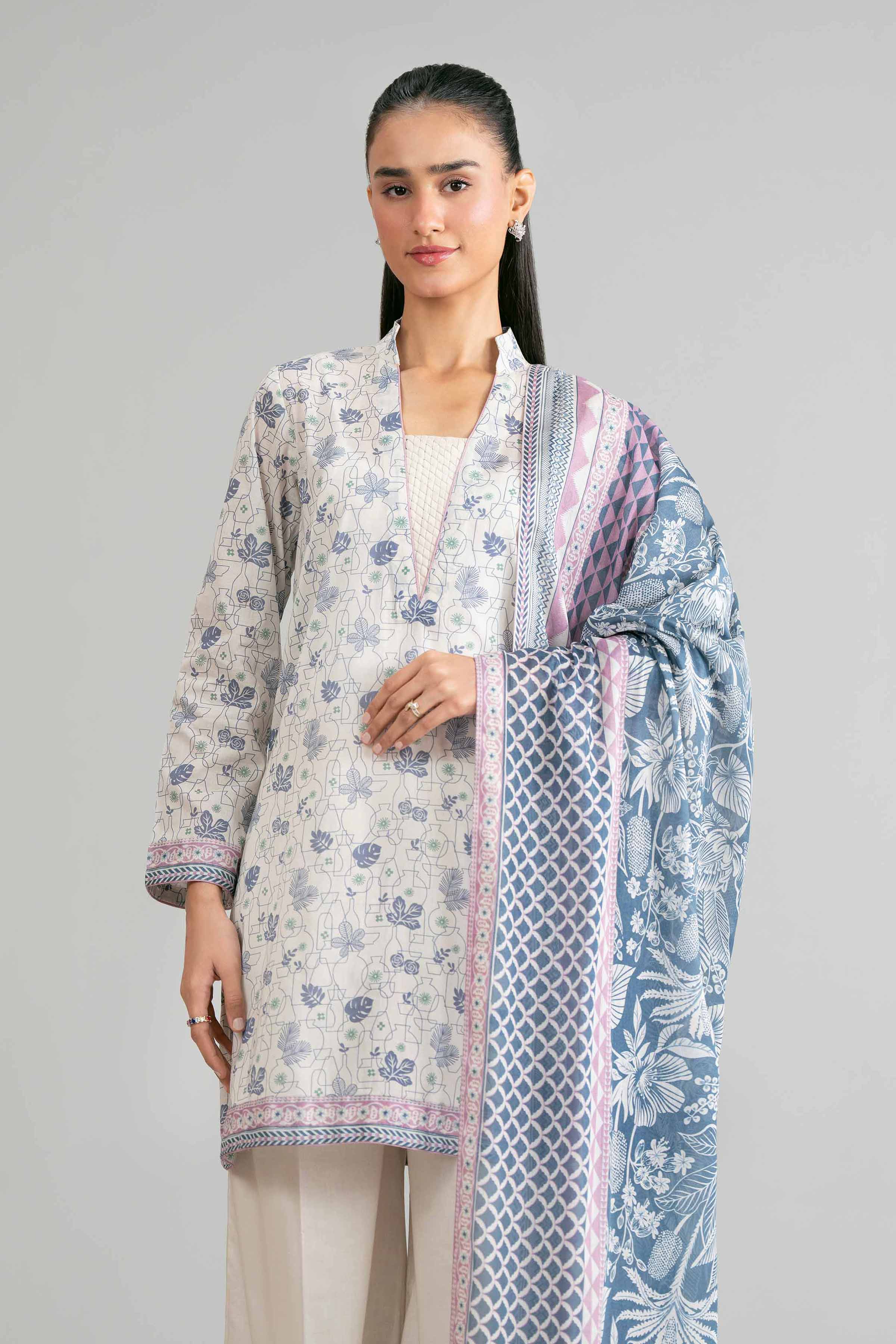 3 Piece - Printed Suit - 42601865