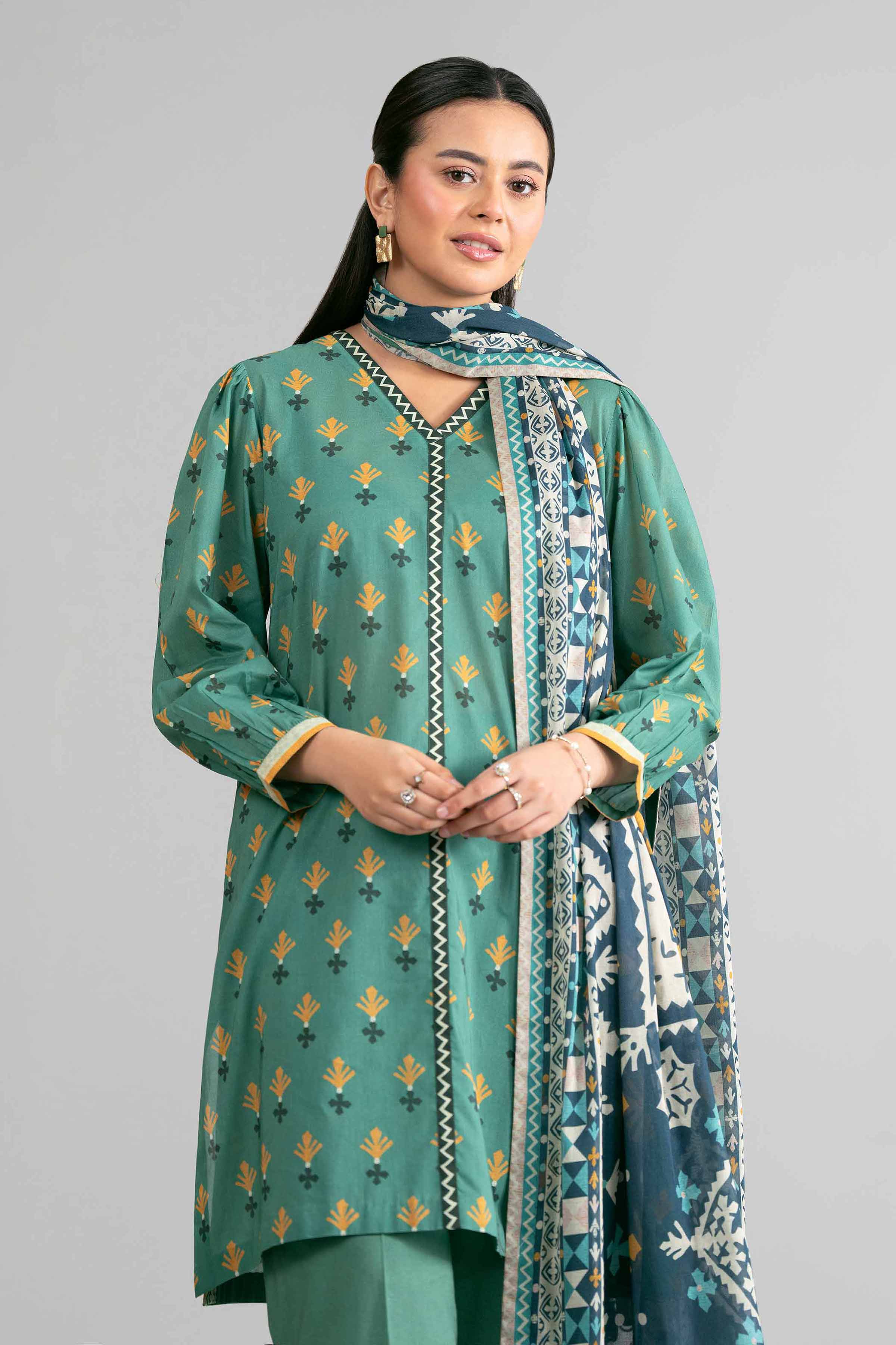 3 Piece - Printed Suit - 42601868