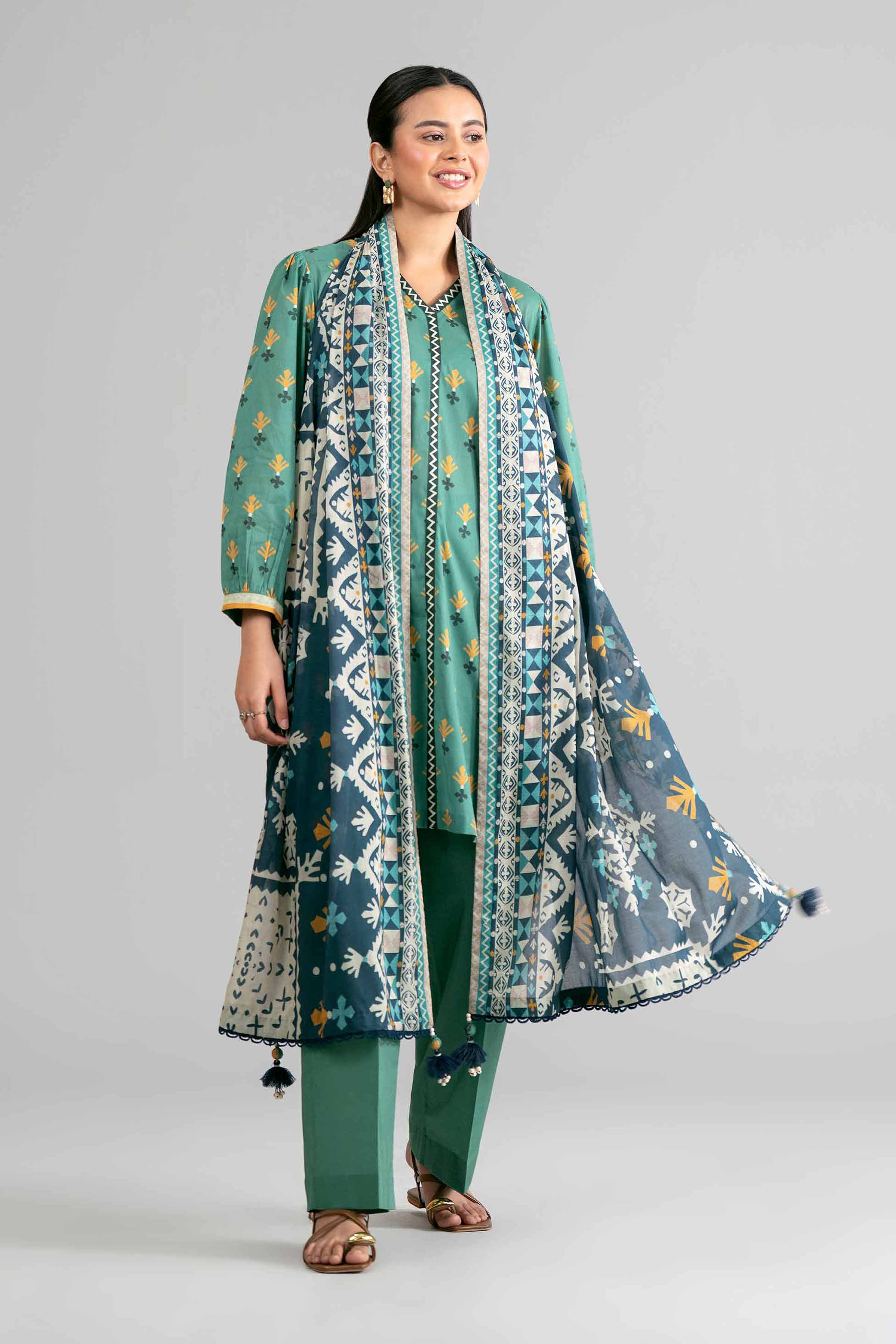 3 Piece - Printed Suit - 42601868