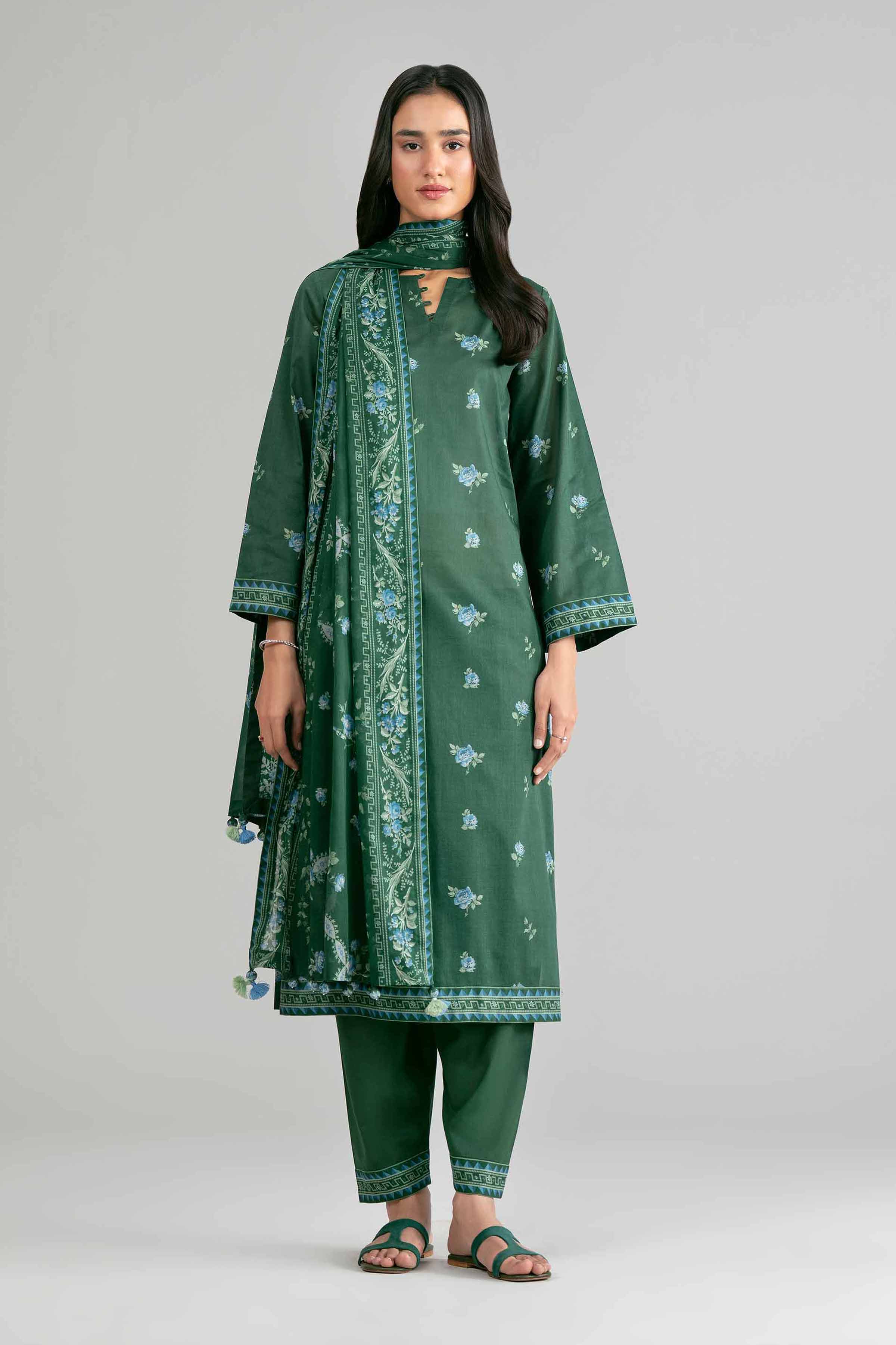 3 Piece - Printed Suit - 42601878