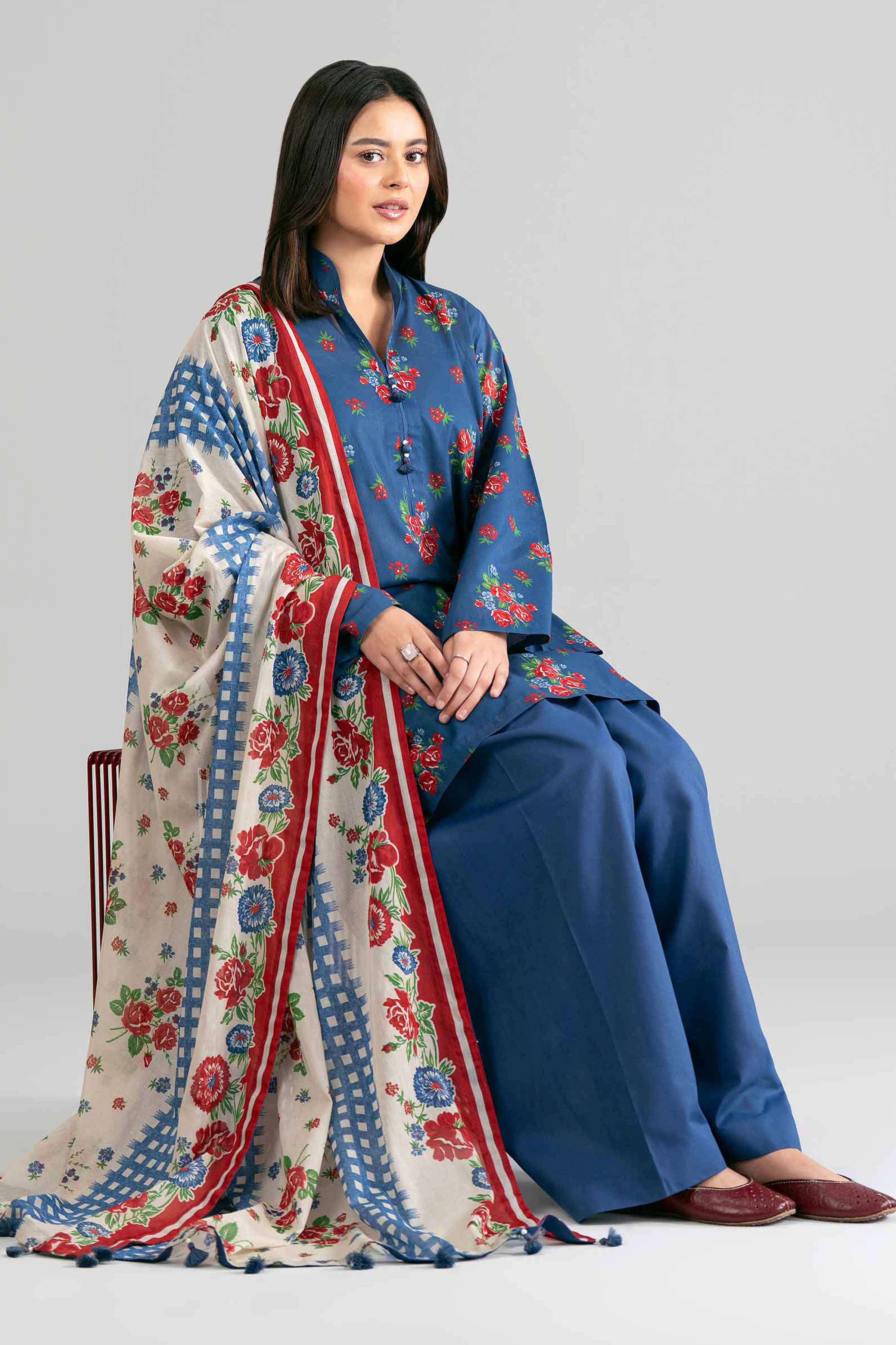 3 Piece - Printed Suit - 42601879