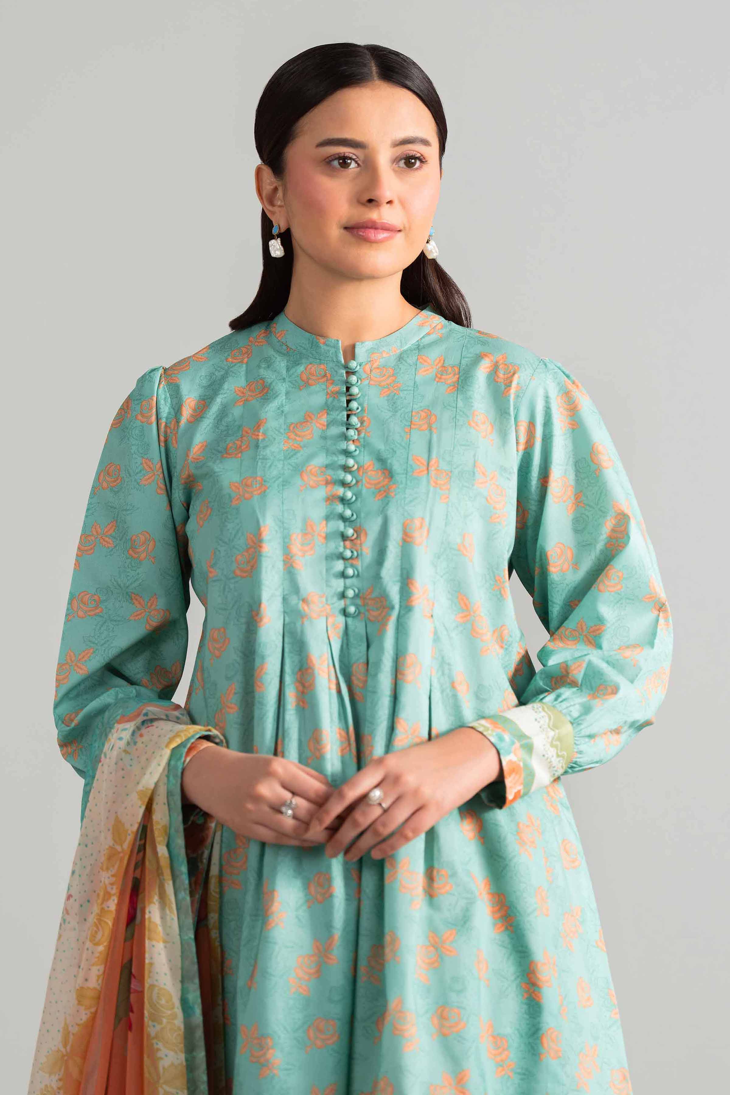 3 Piece - Digital Printed Suit - 42601894