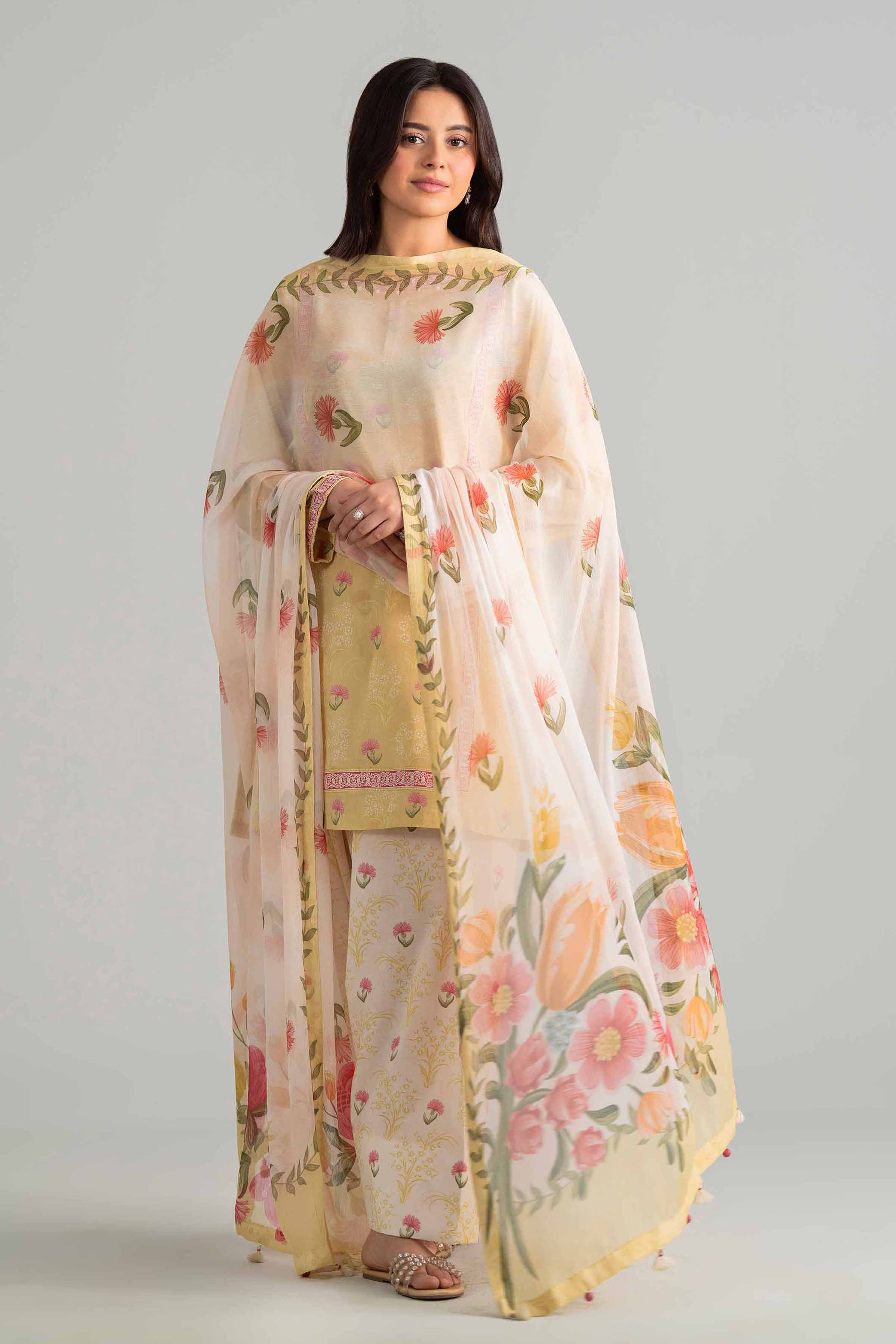 3 Piece - Digital Printed Suit - 42601895