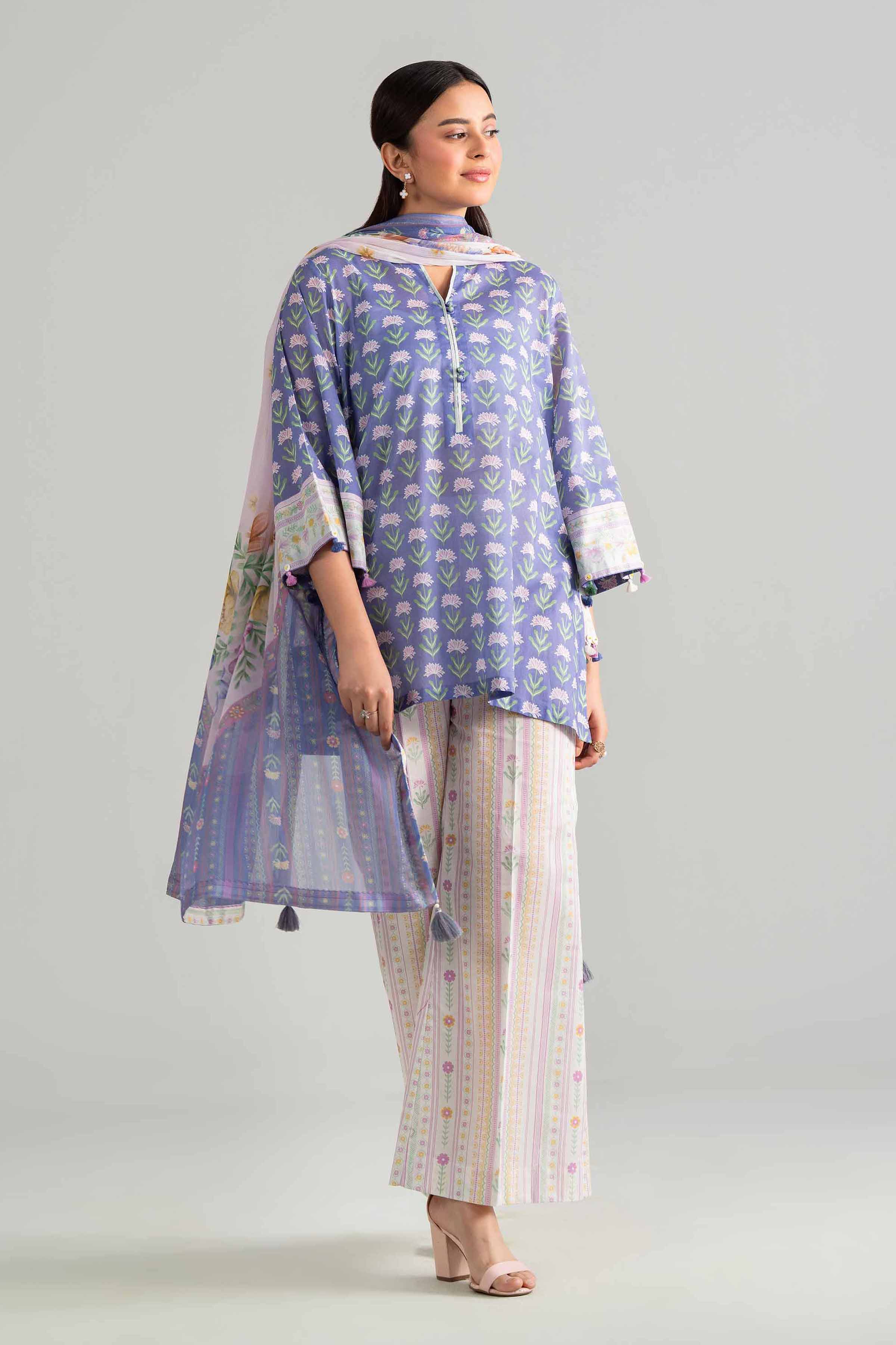3 Piece - Digital Printed Suit - 42601898