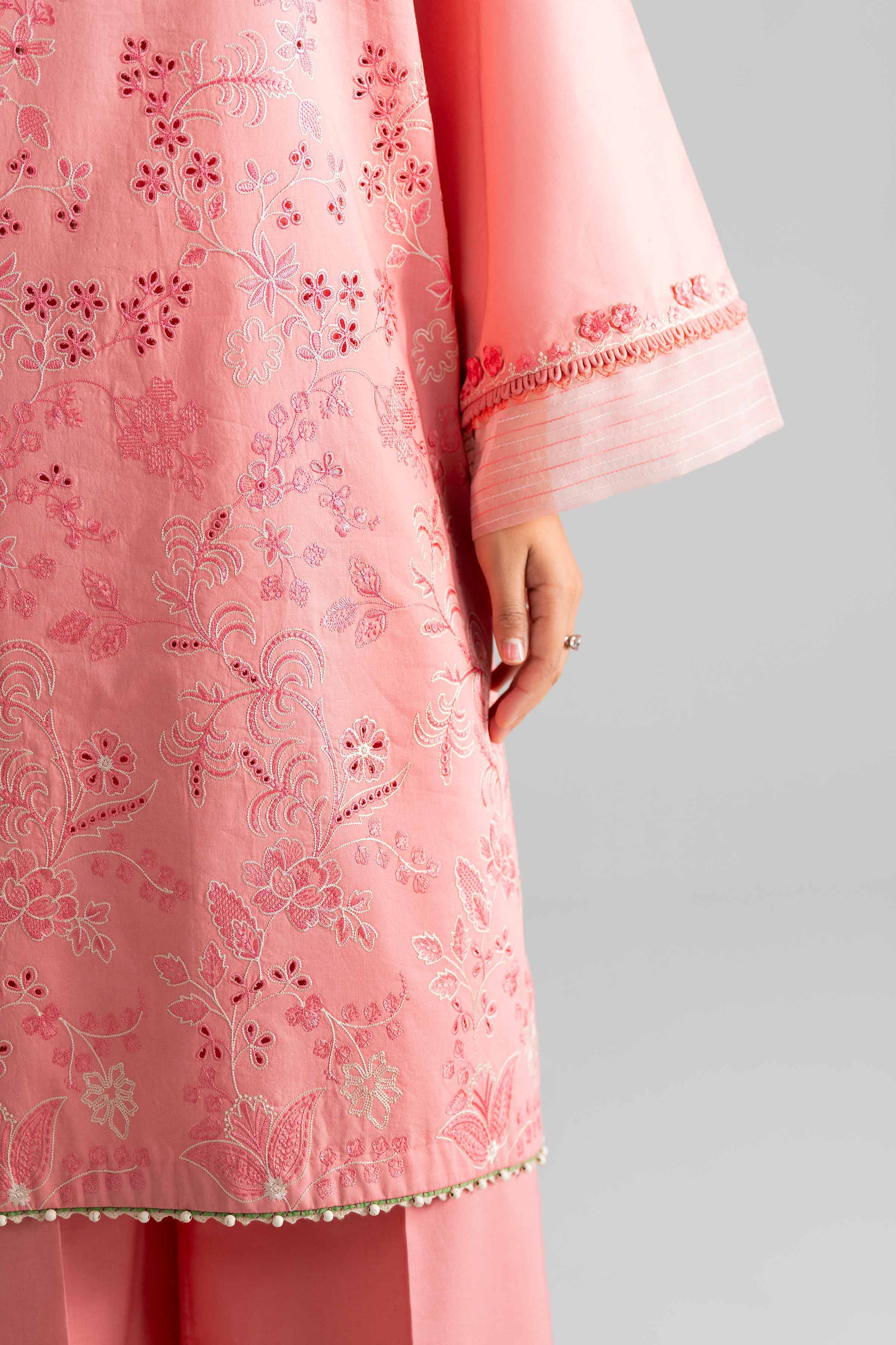 3 Piece - Digital Printed Embroidered Suit - 42601923