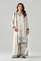 3 Piece - Printed Embroidered Suit - 42602039
