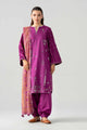 3 Piece - Digital Printed Embroidered Suit - 42602046