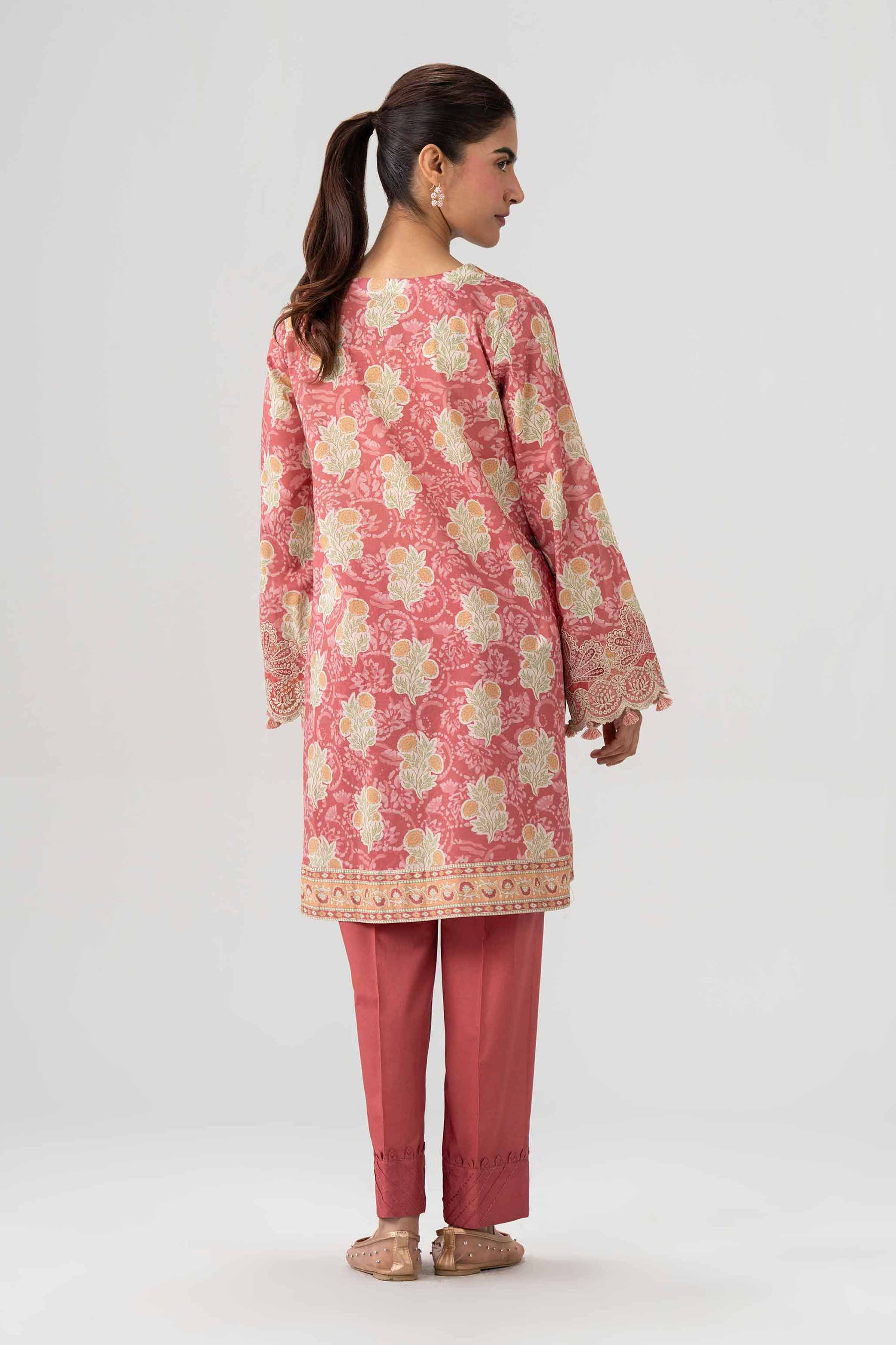 2 Piece - Printed Embroidered Suit - 42602060