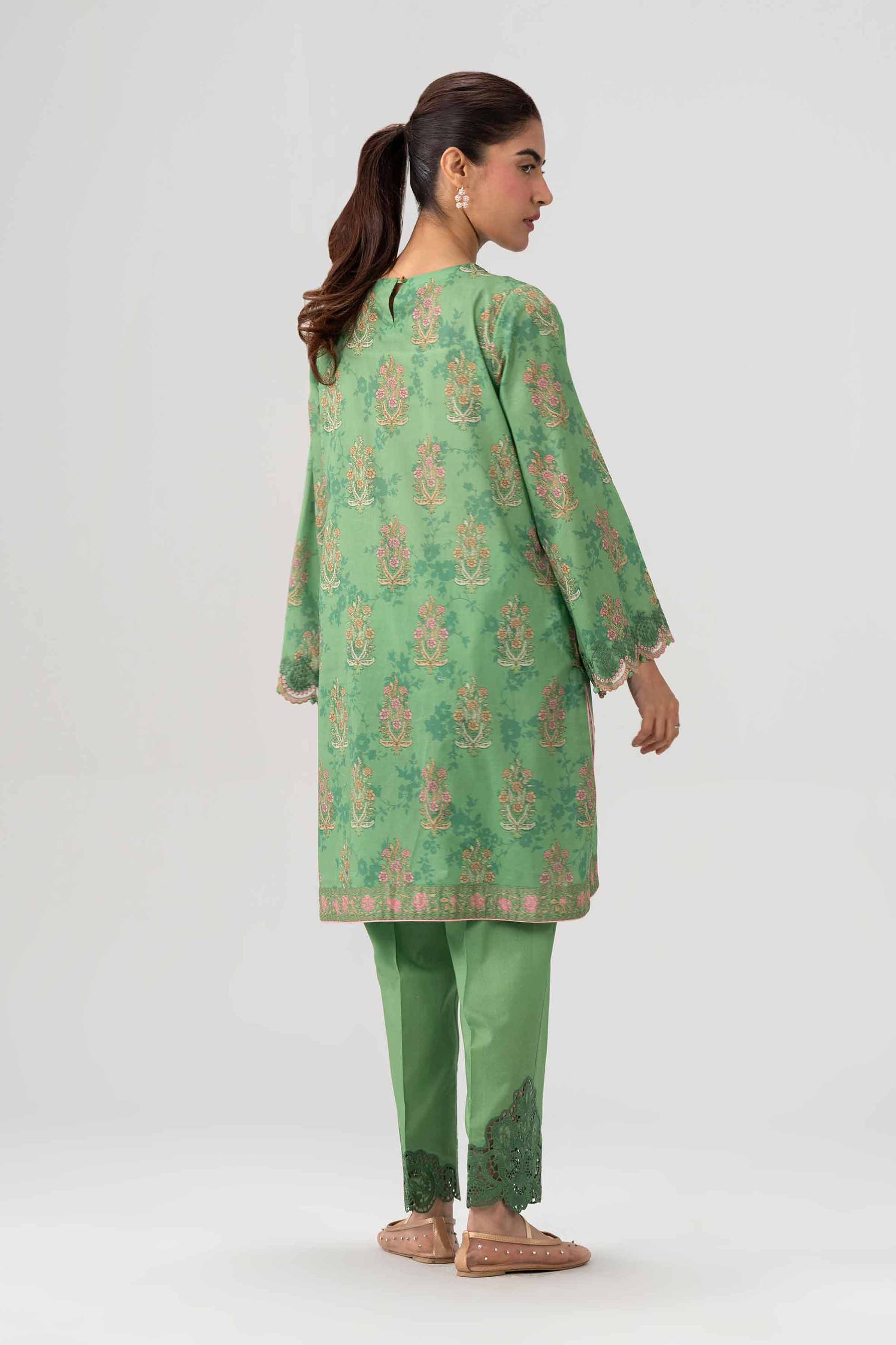 2 Piece - Printed Embroidered Suit - 42602061