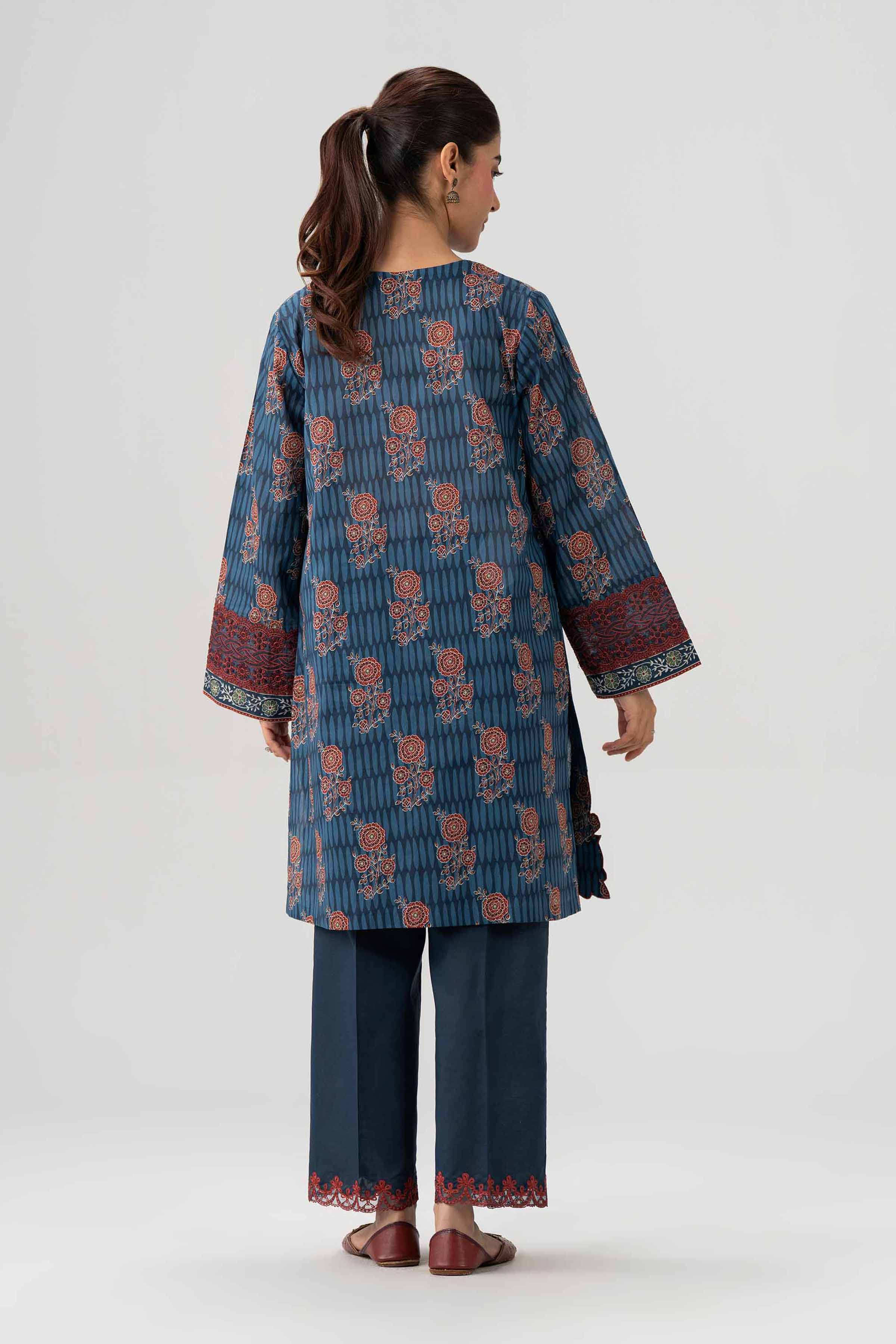 2 Piece - Printed Embroidered Suit - 42602063