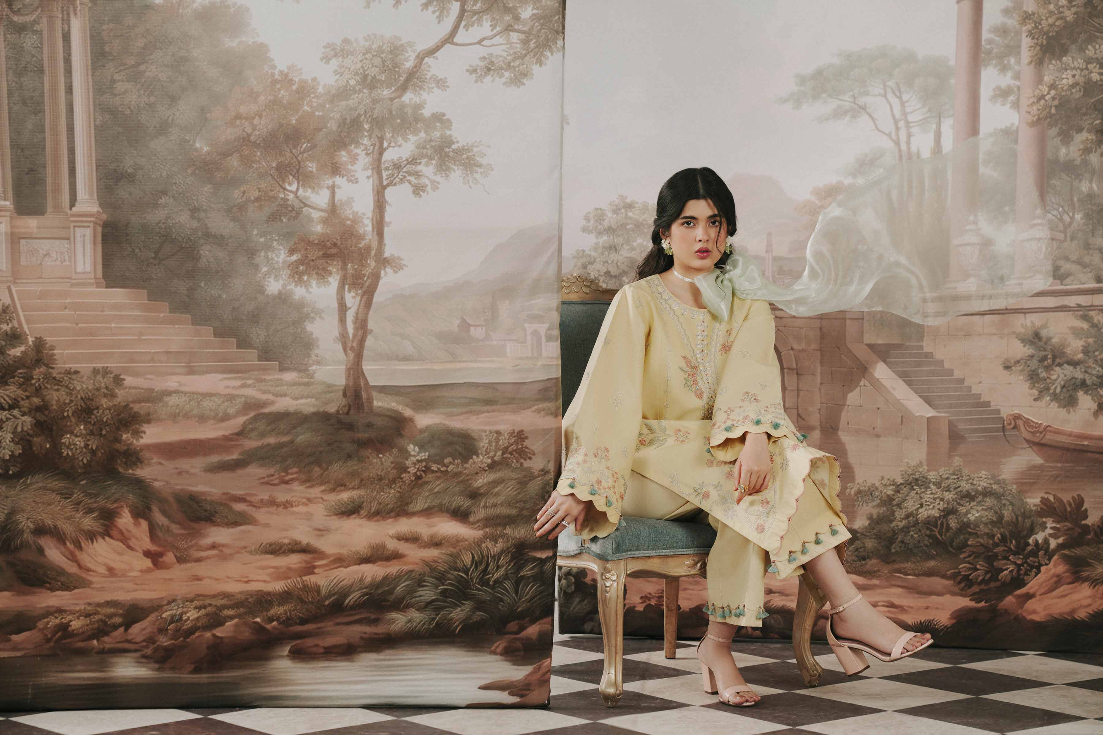 2 Piece - Embroidered Suit - 42602083
