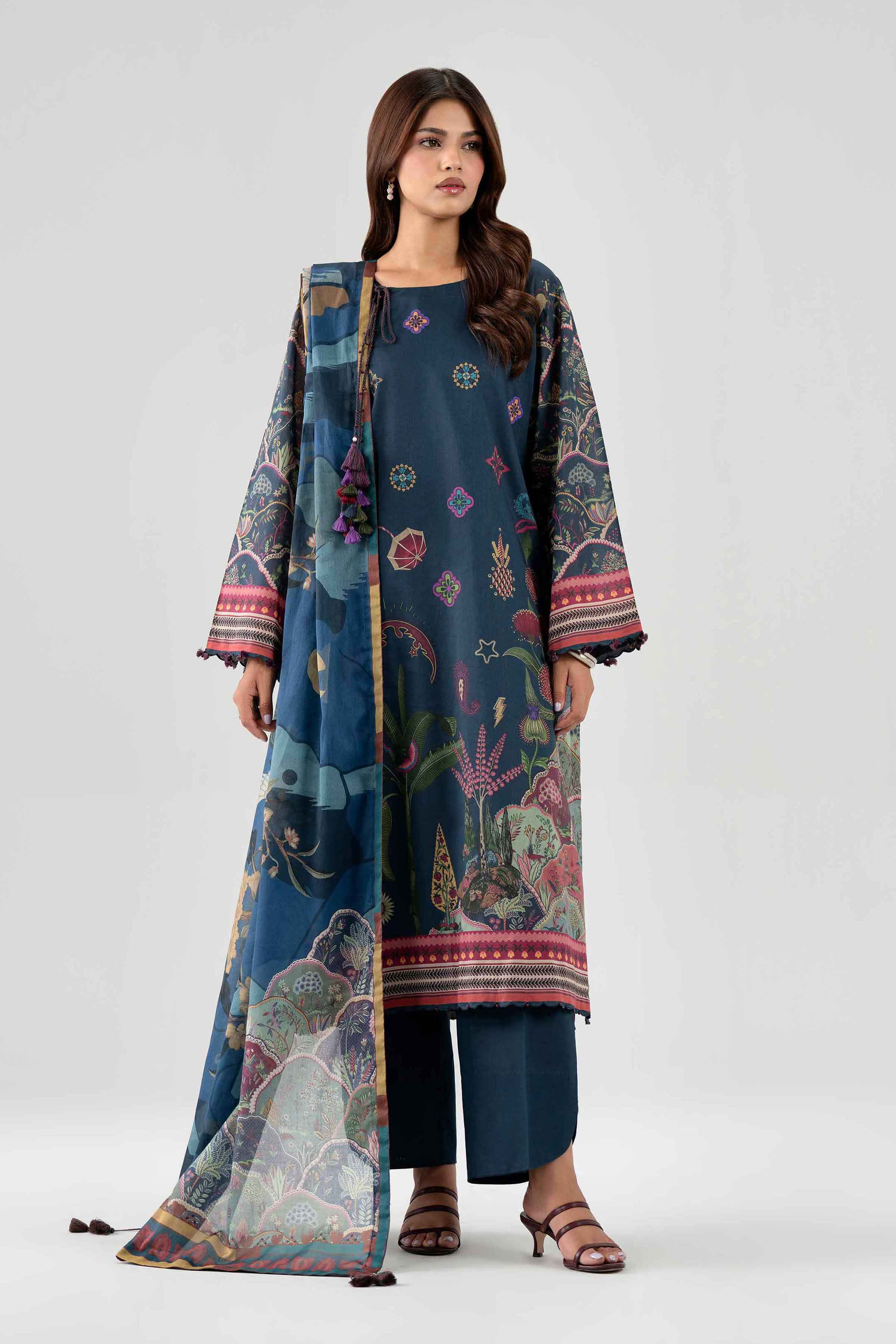 3 Piece - Digital Printed Suit - 42602104