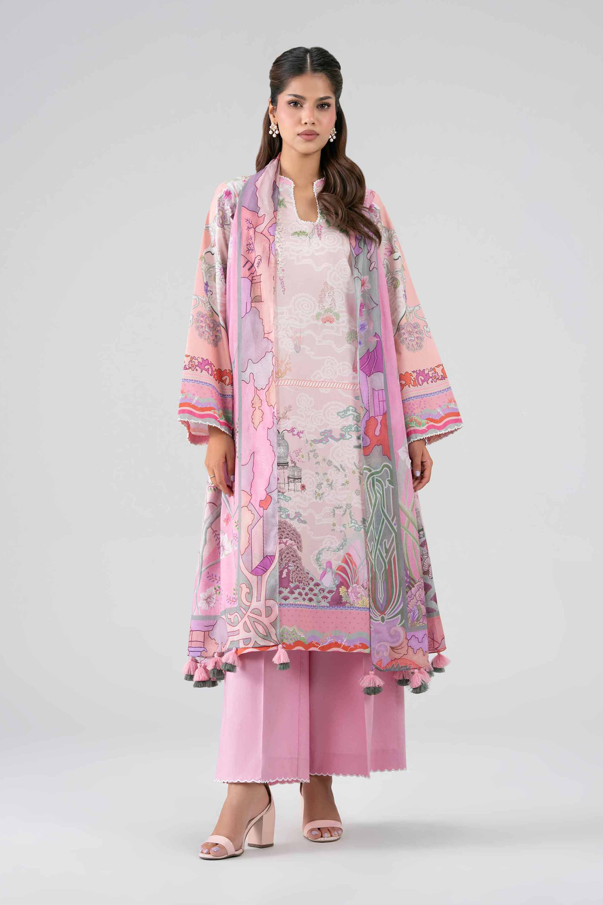 3 Piece - Digital Printed Suit - 42602107