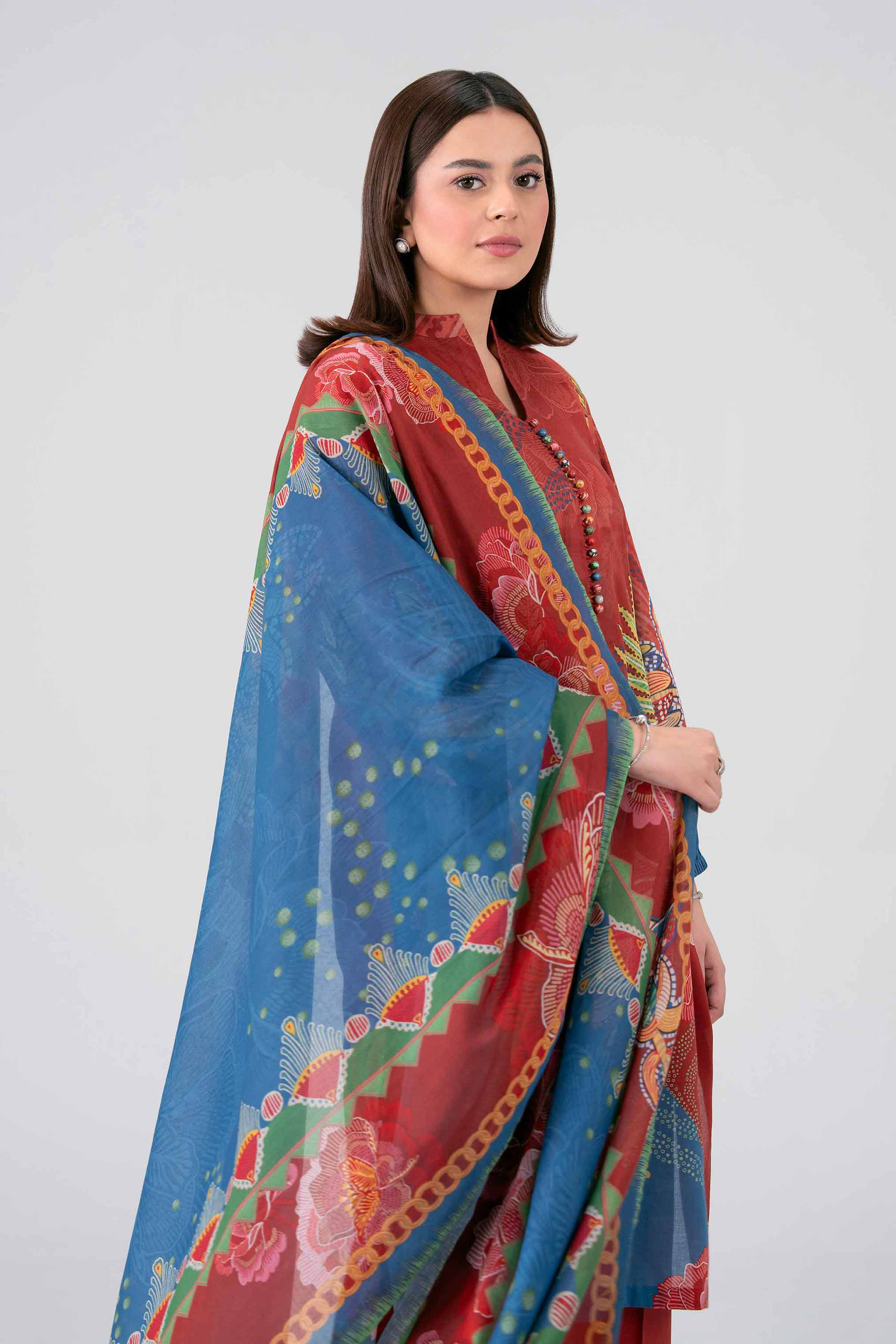 3 Piece - Digital Printed Suit - 42602112