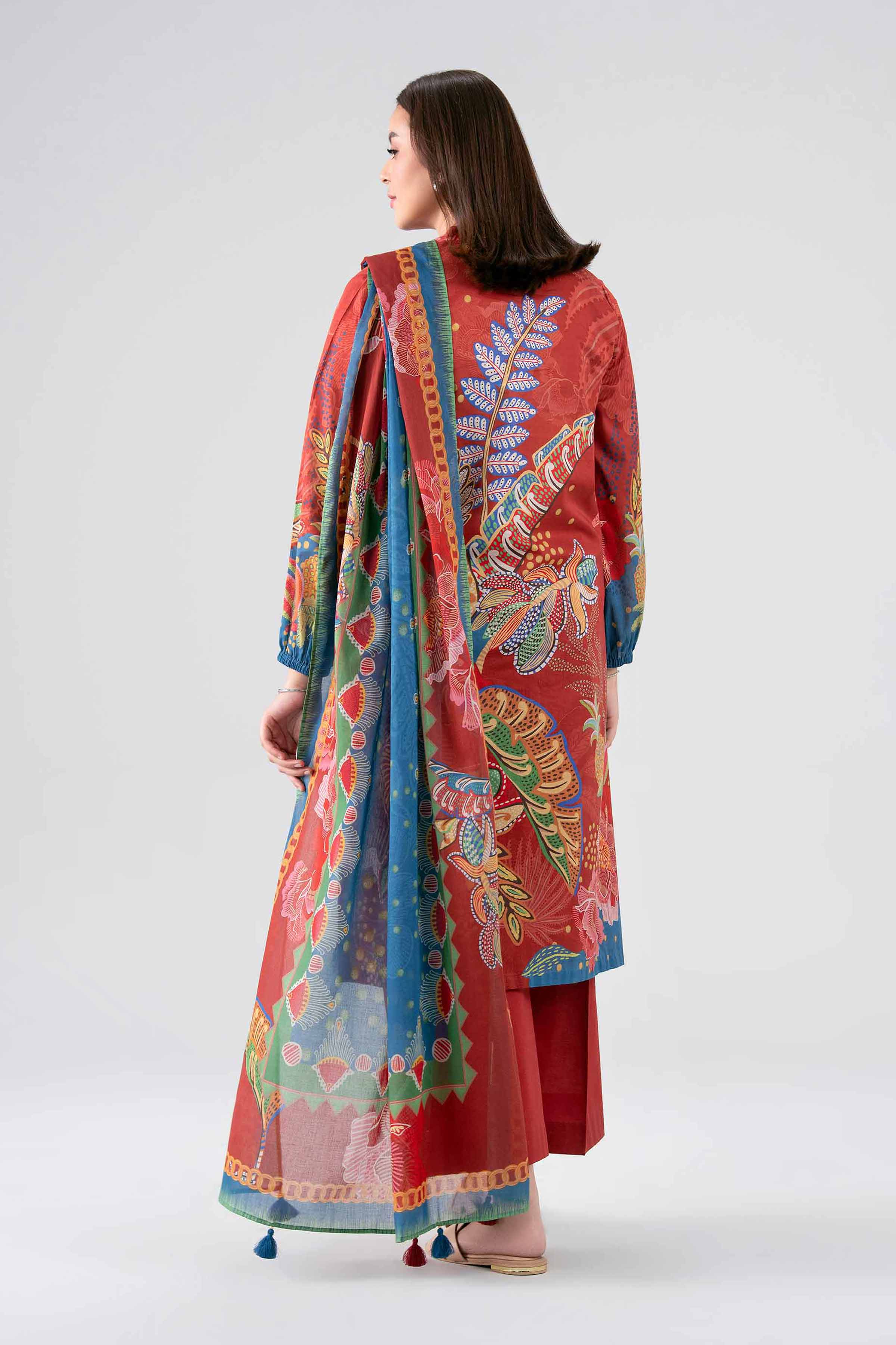 3 Piece - Digital Printed Suit - 42602112