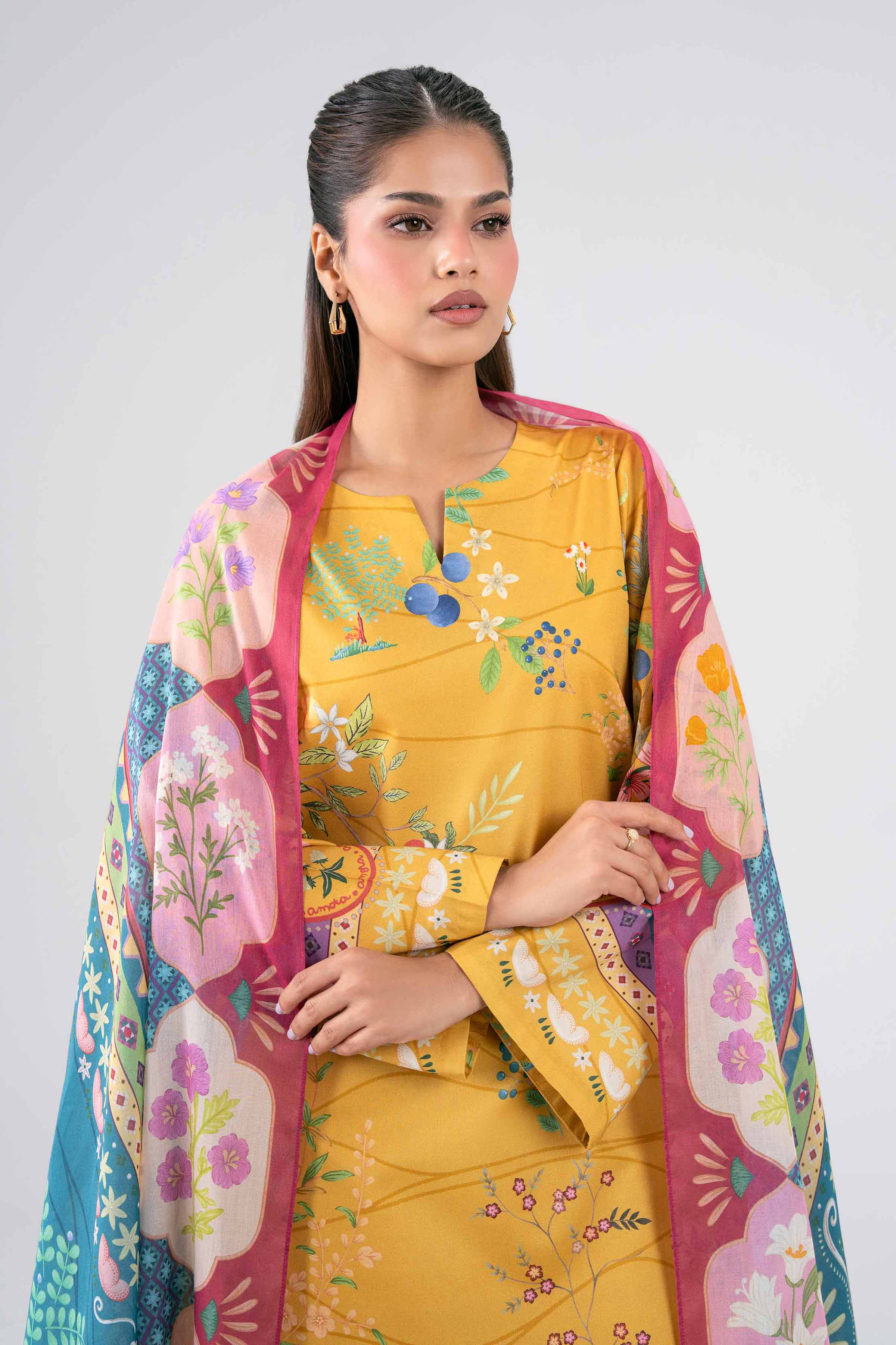 3 Piece - Digital Printed Suit - 42602113