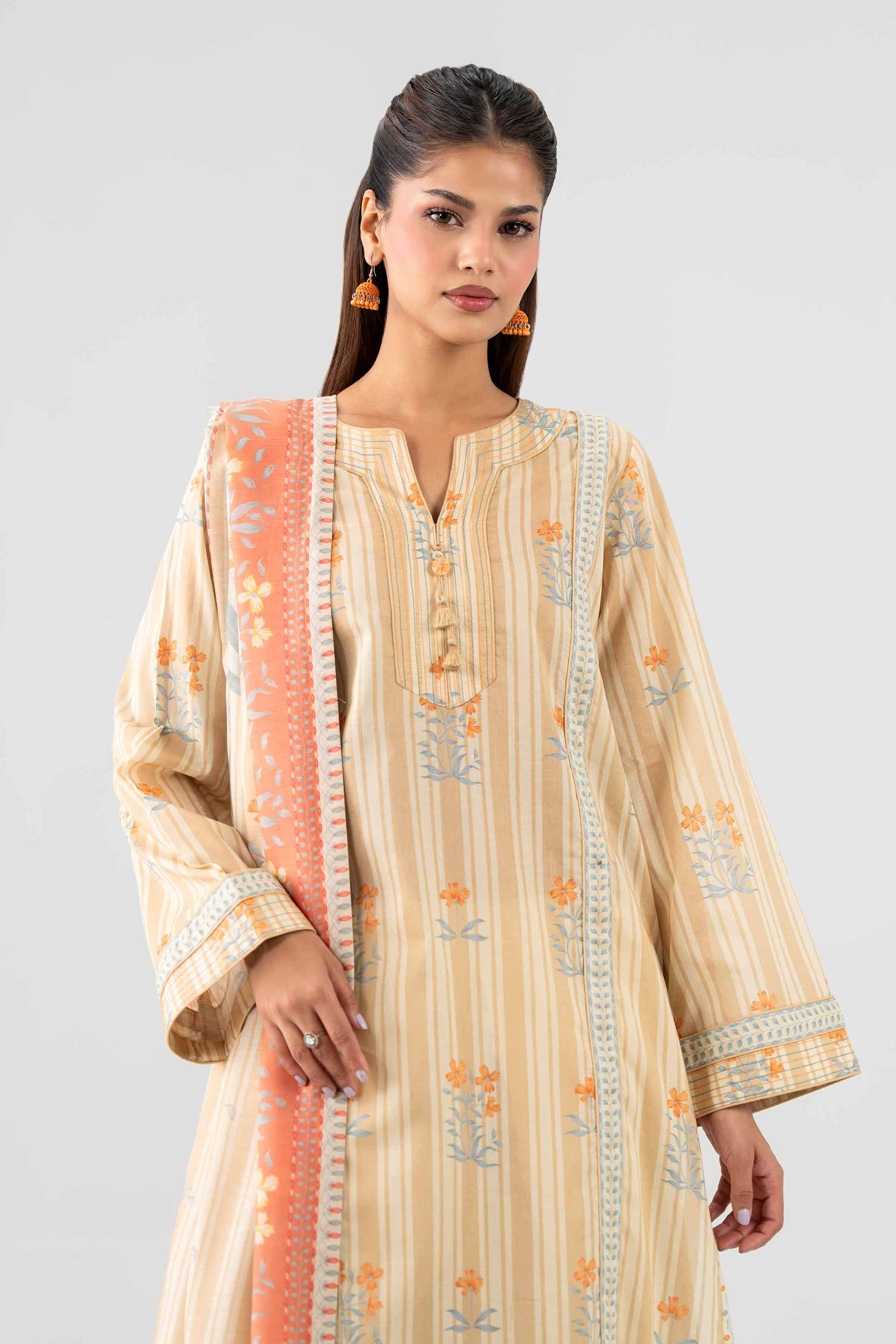 3 Piece - Digital Printed Suit - 42602114