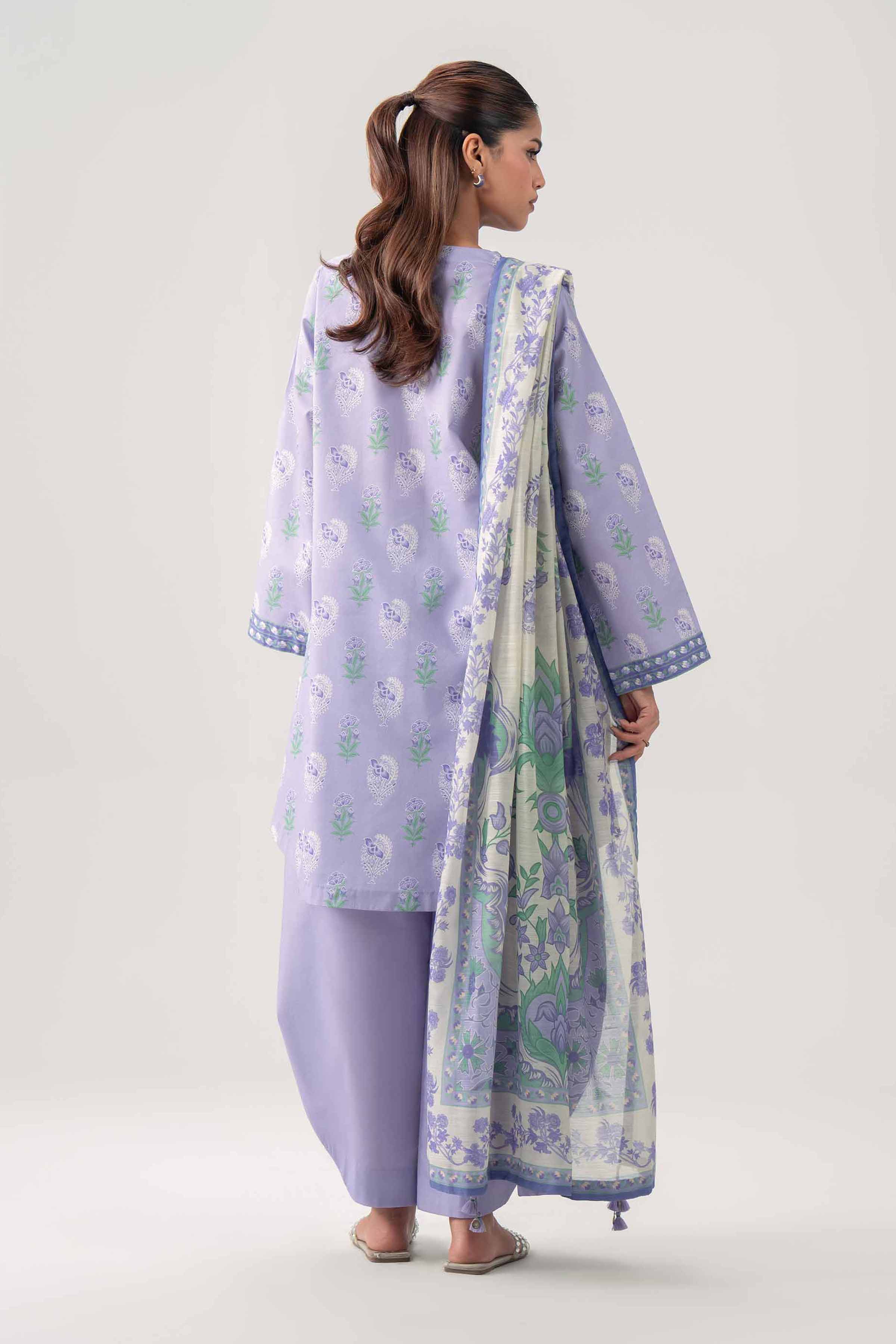 3 Piece - Digital Printed Suit - 42602121