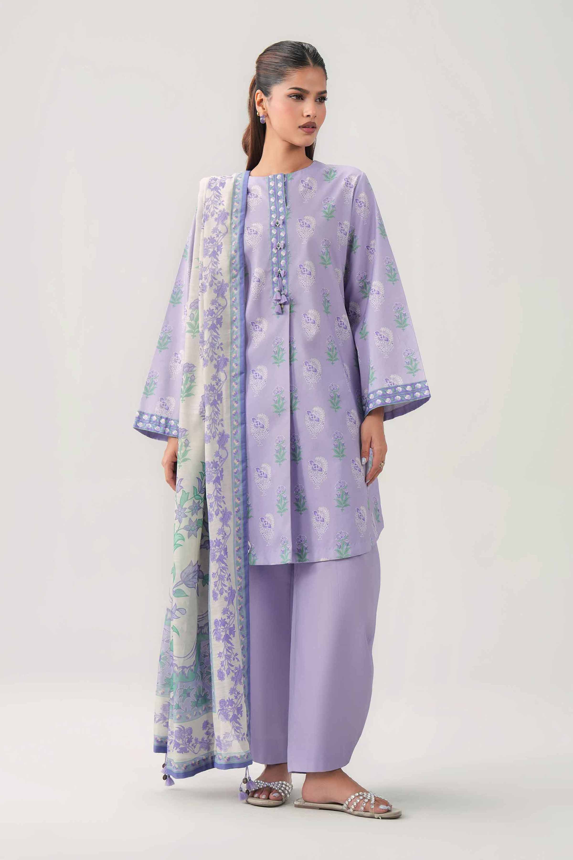 3 Piece - Digital Printed Suit - 42602121