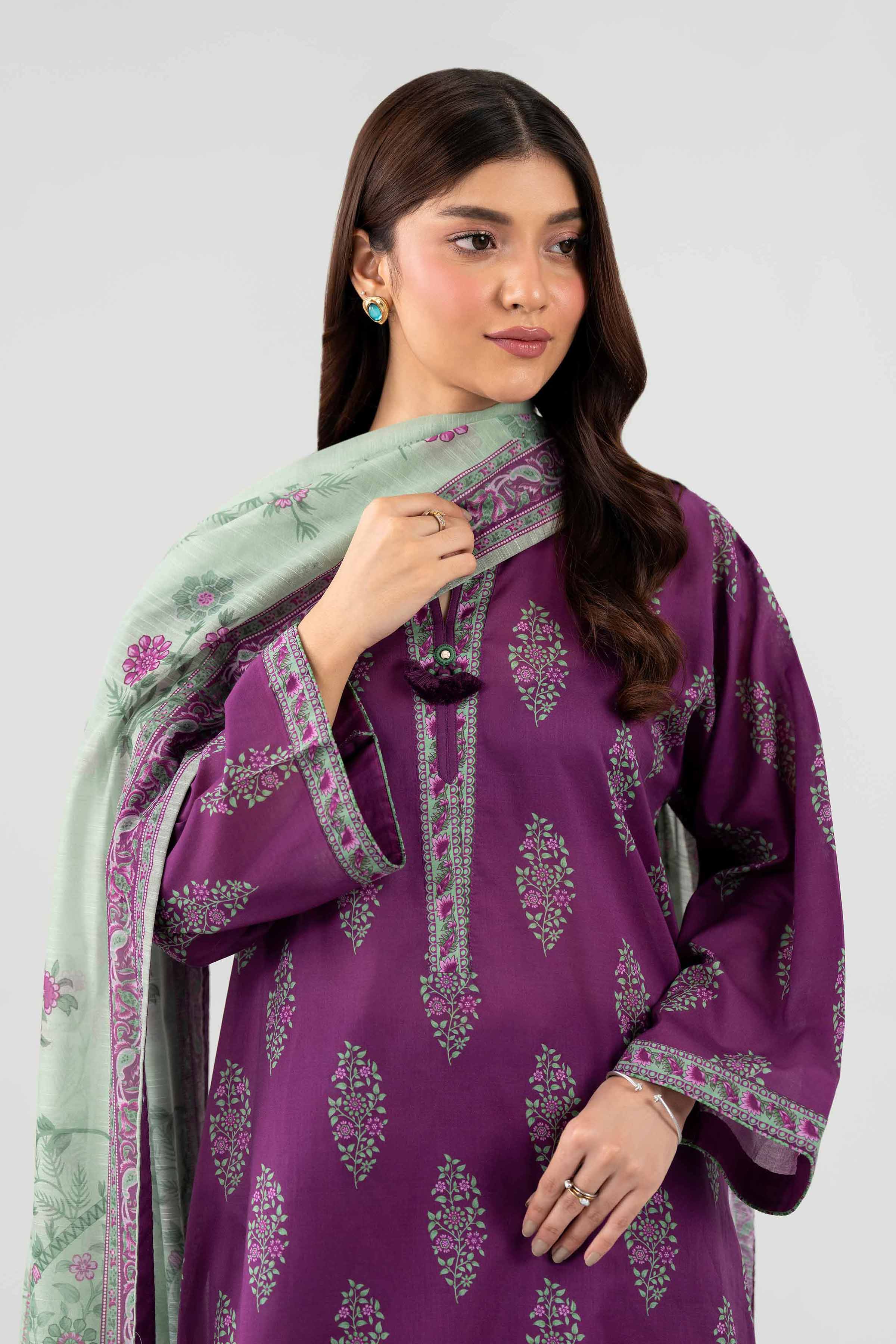 3 Piece - Digital Printed Suit - 42602122