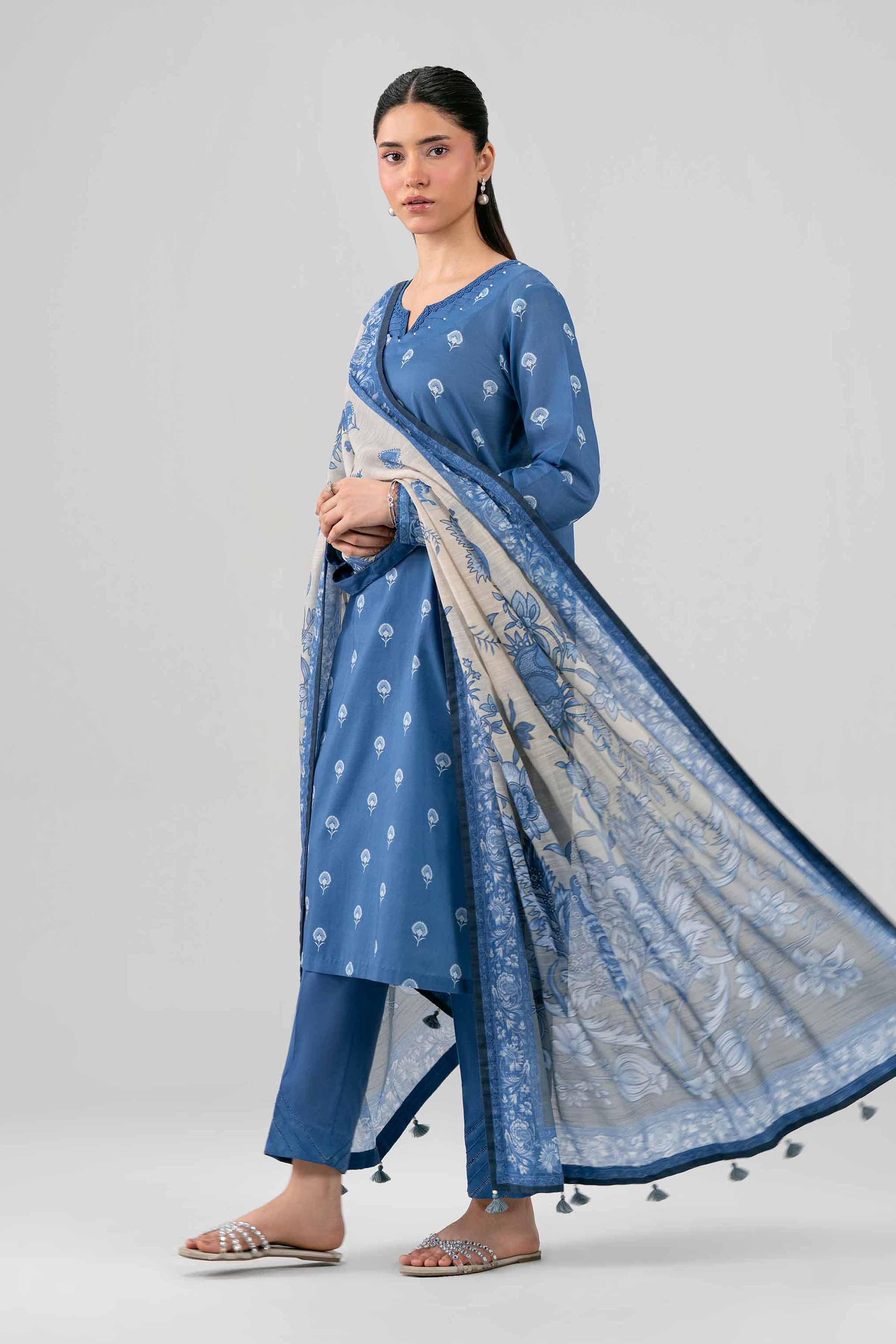 3 Piece - Digital Printed Suit - 42602123