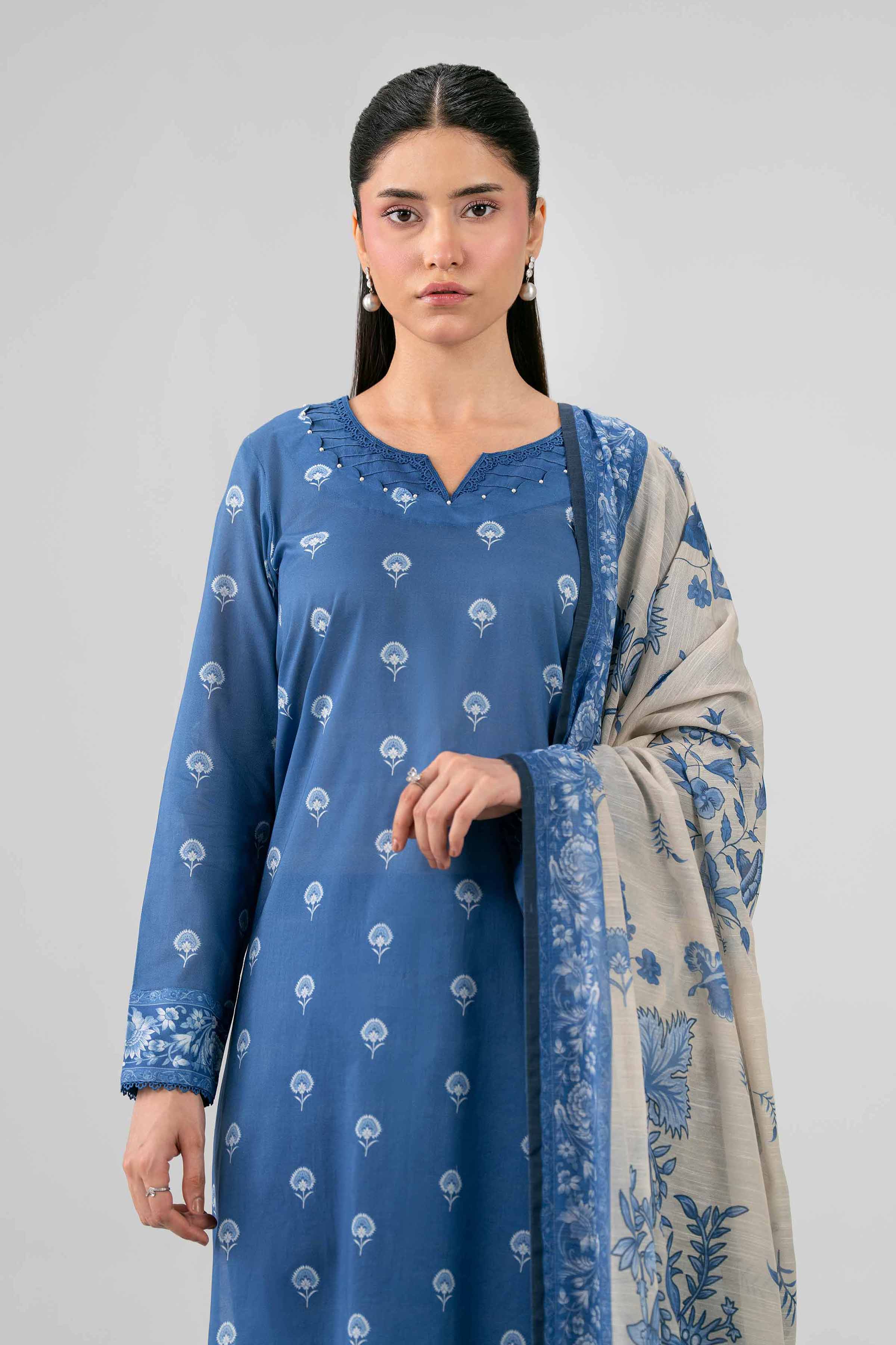3 Piece - Digital Printed Suit - 42602123