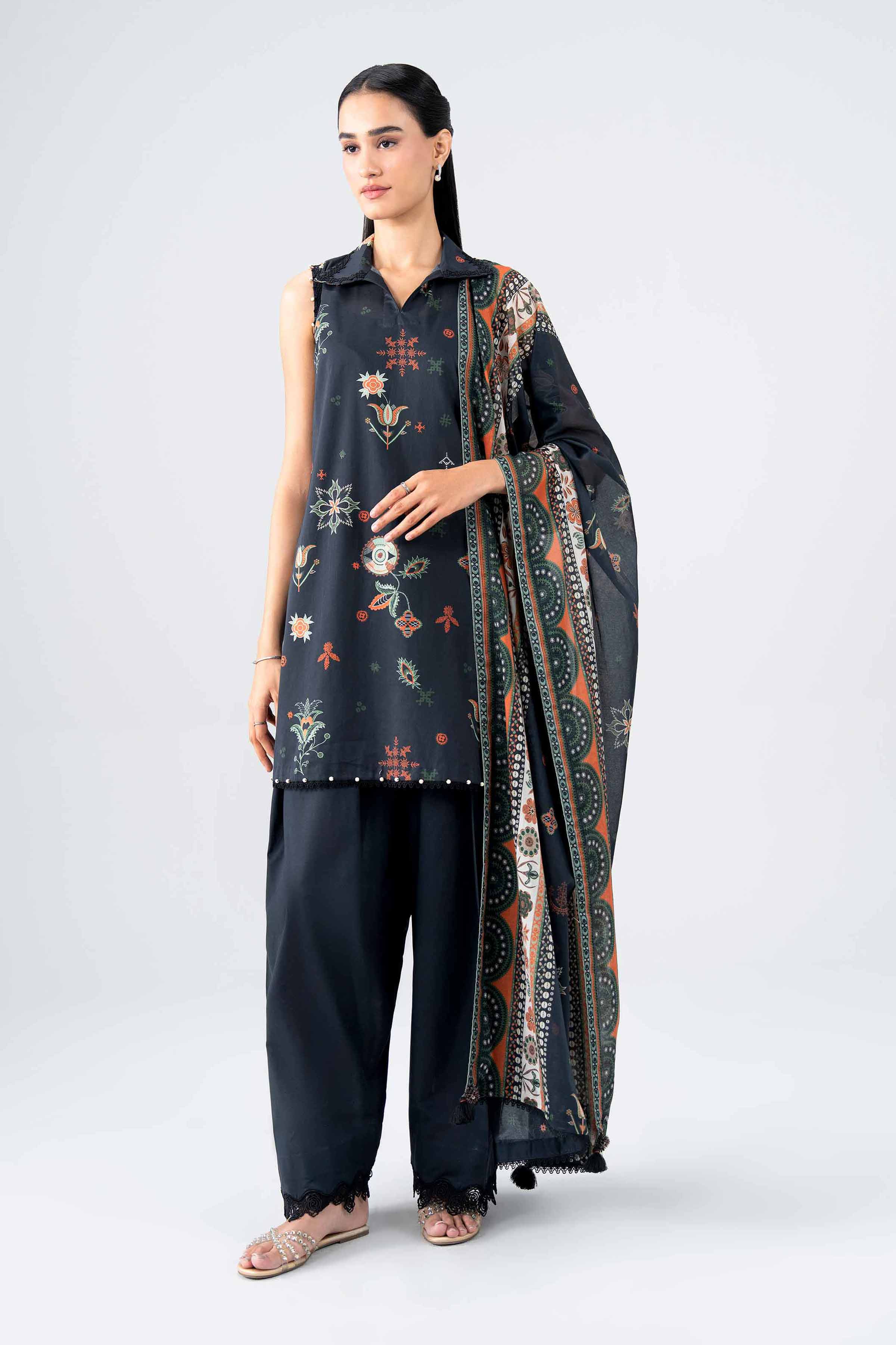 3 Piece - Printed Suit - 42602125