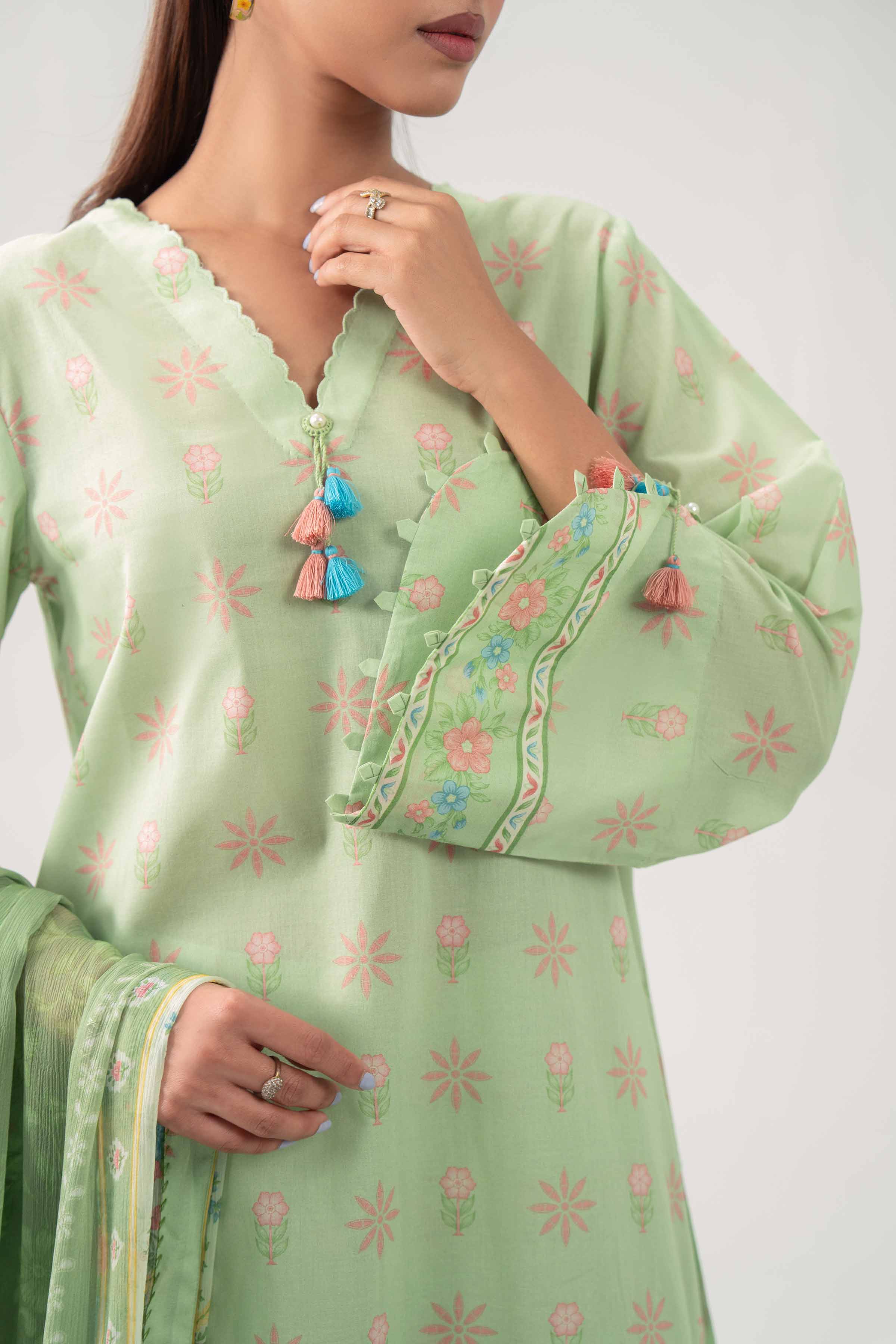 3 Piece - Digital Printed Suit - 42602193