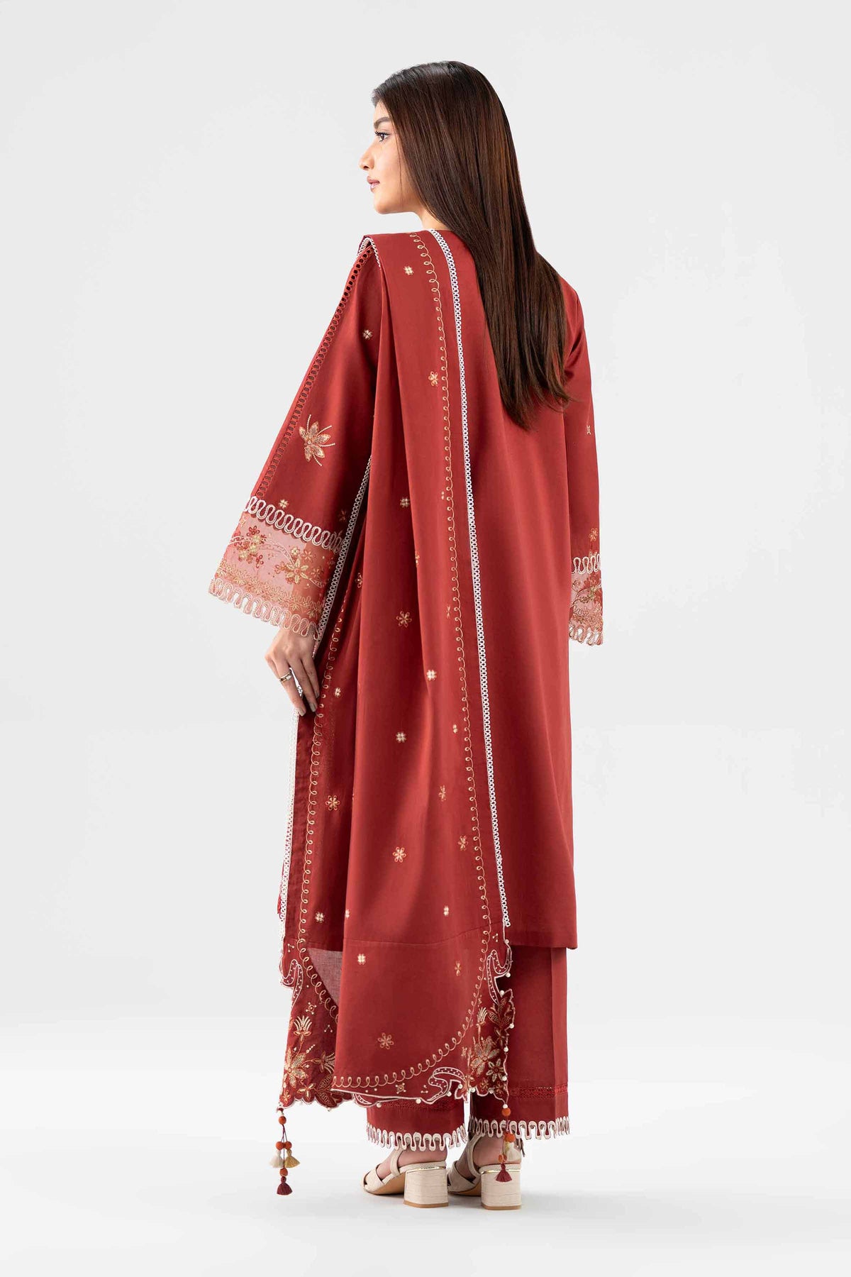 3 Piece - Embroidered Suit - 42602258