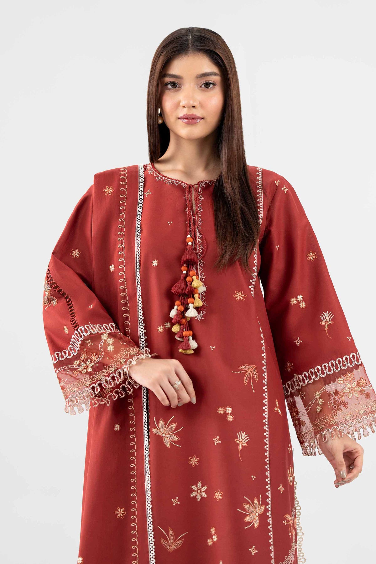 3 Piece - Embroidered Suit - 42602258