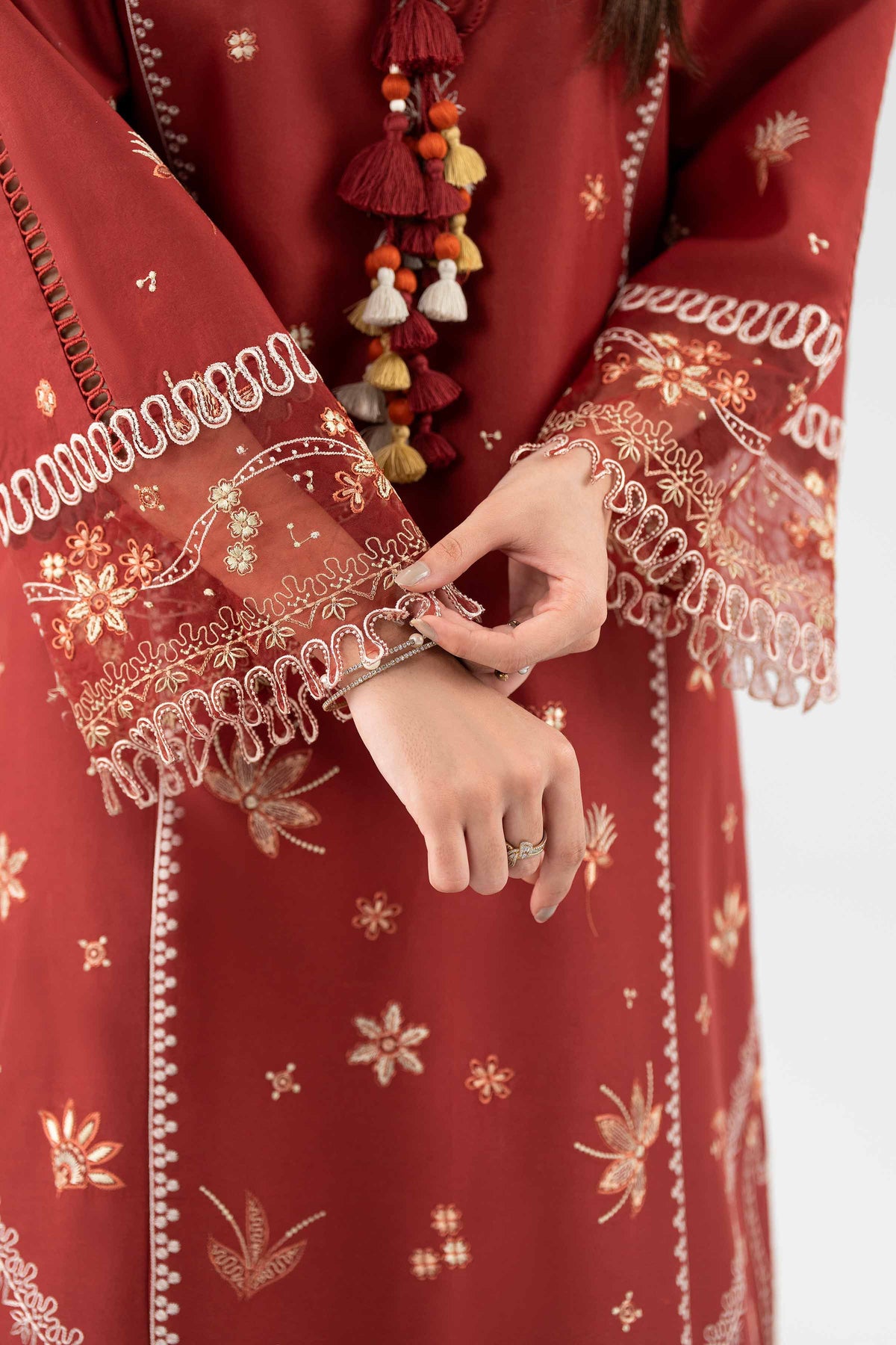 3 Piece - Embroidered Suit - 42602258