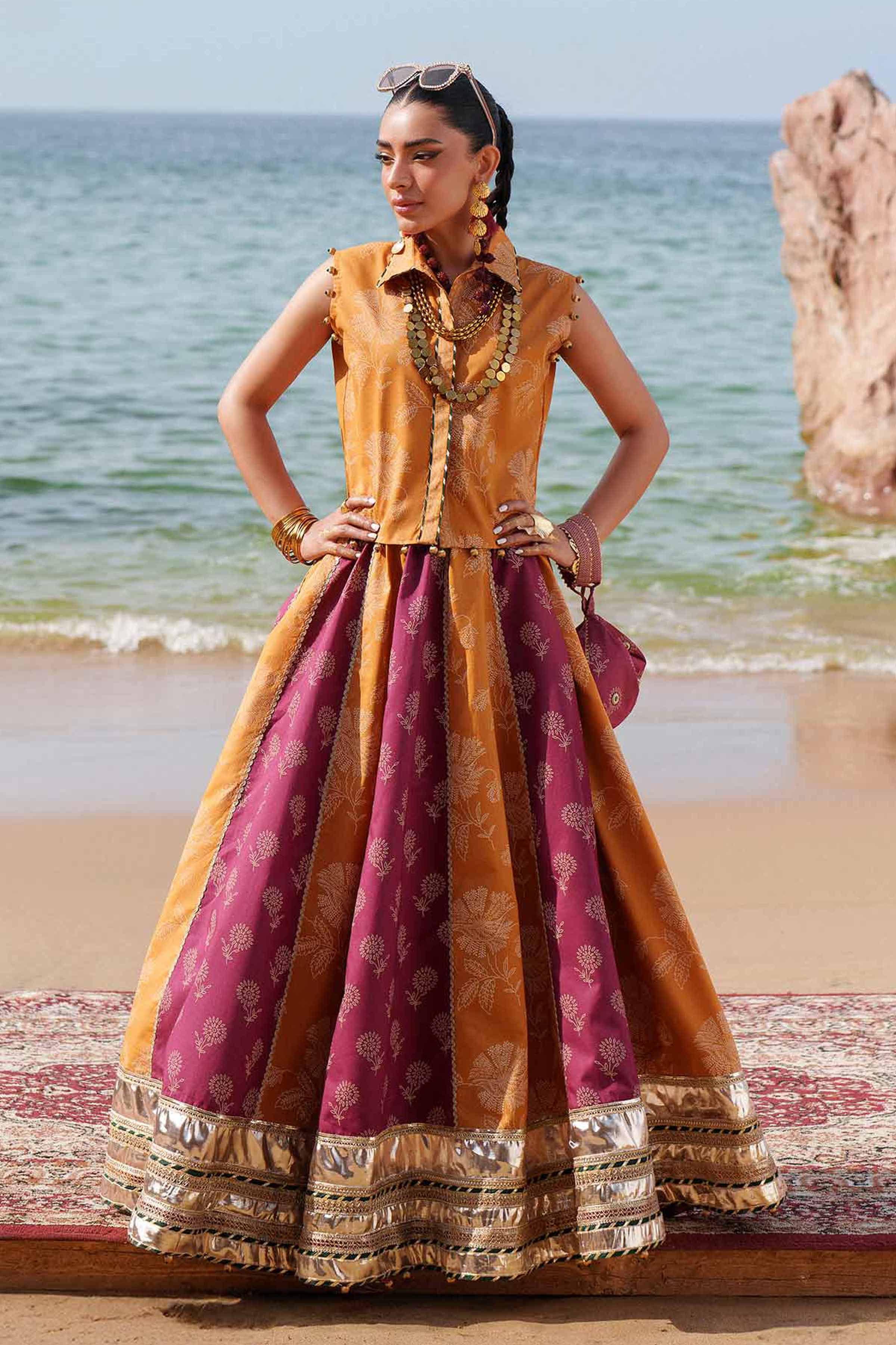1 Piece - Printed Loose Fabric - 42602330