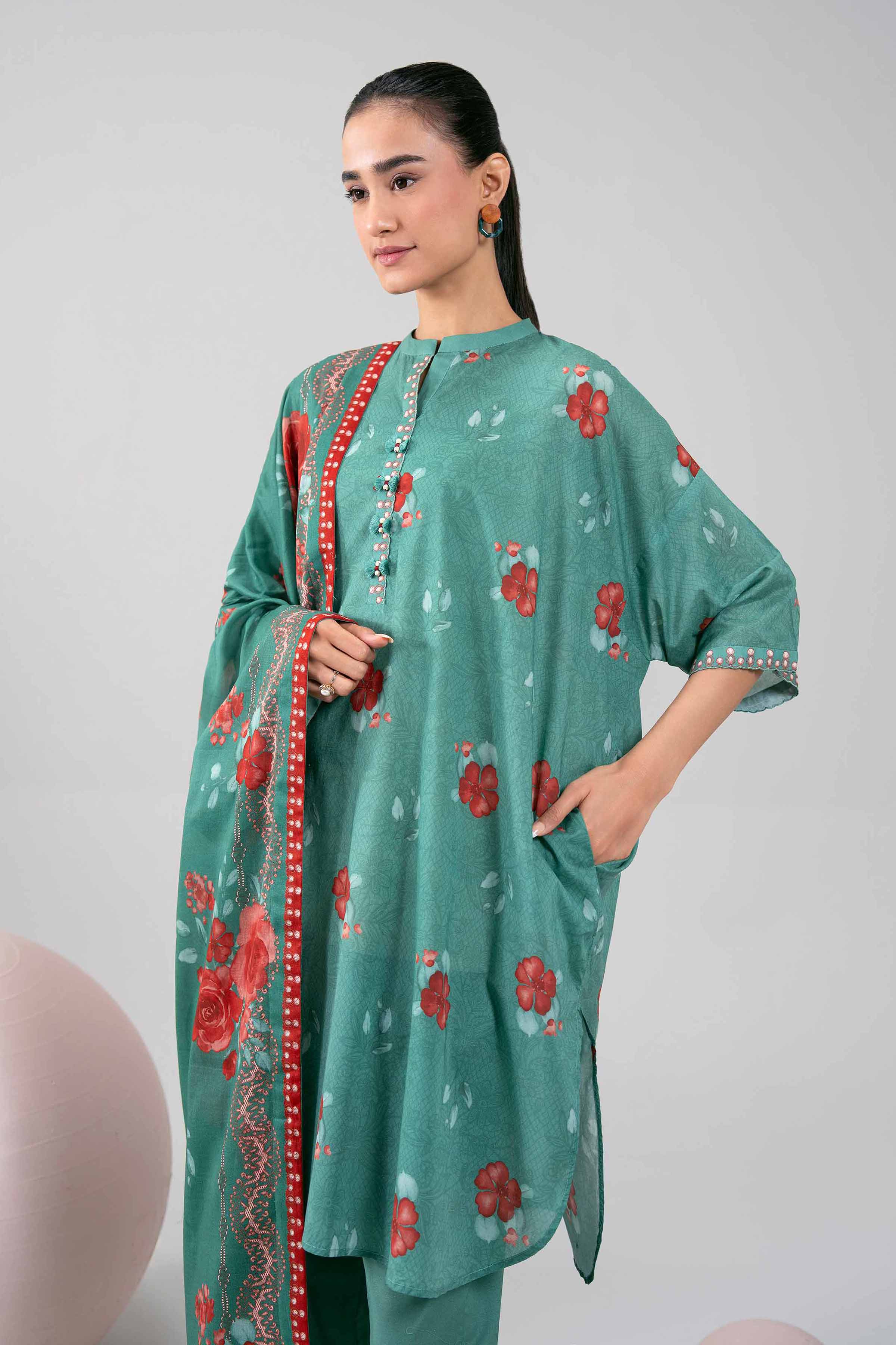 3 Piece - Printed Loose Fabric - 42602338