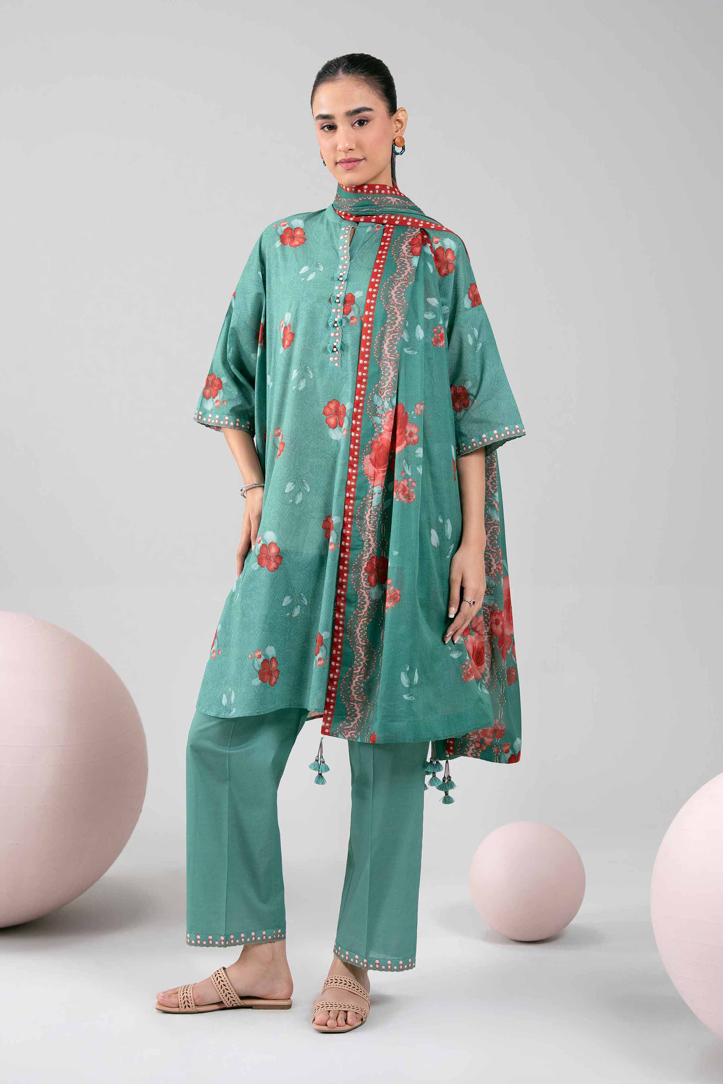 3 Piece - Printed Loose Fabric - 42602338