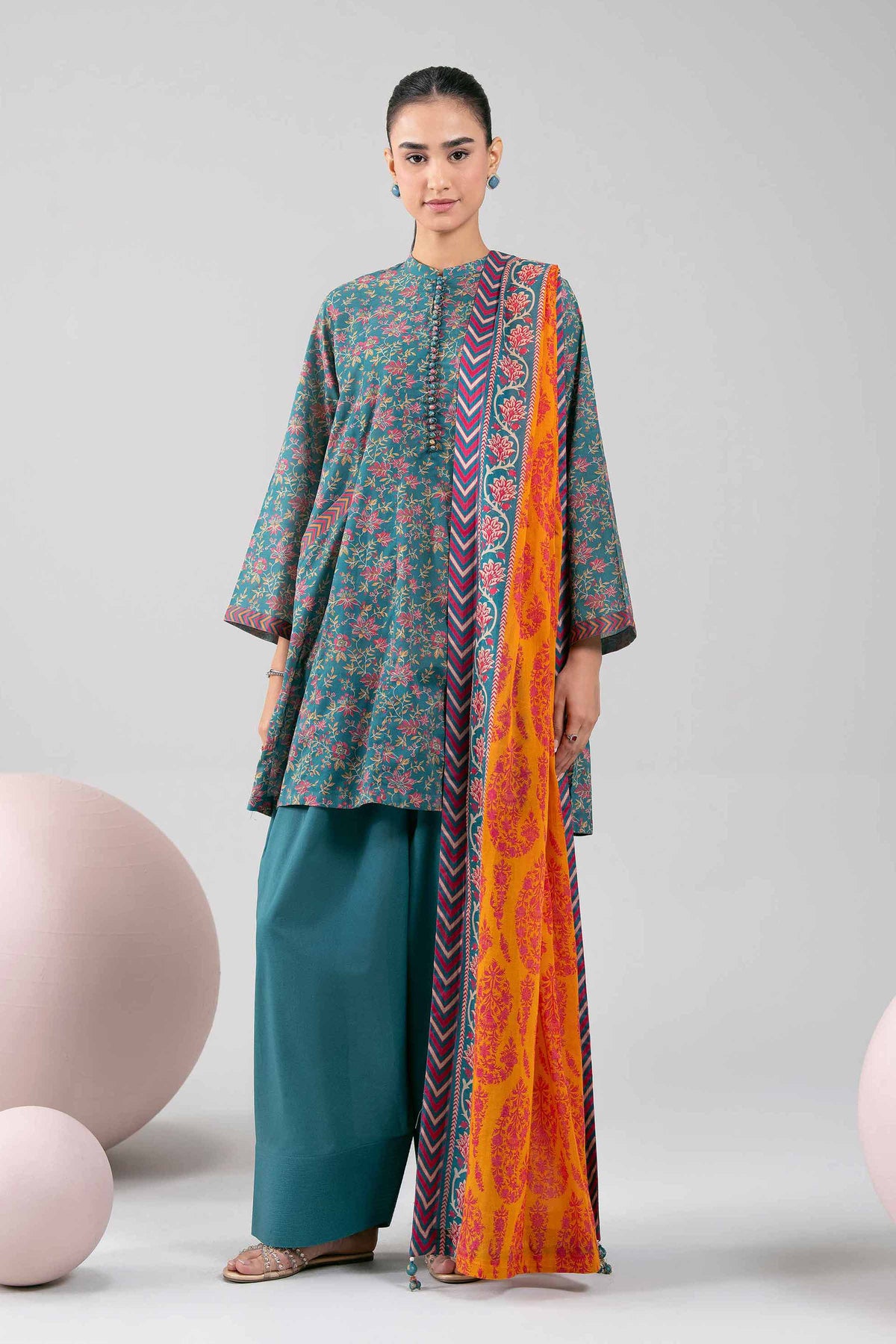 3 Piece - Printed Loose Fabric - 42602351