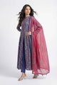 3 Piece Embroidered Cotton Net Suit