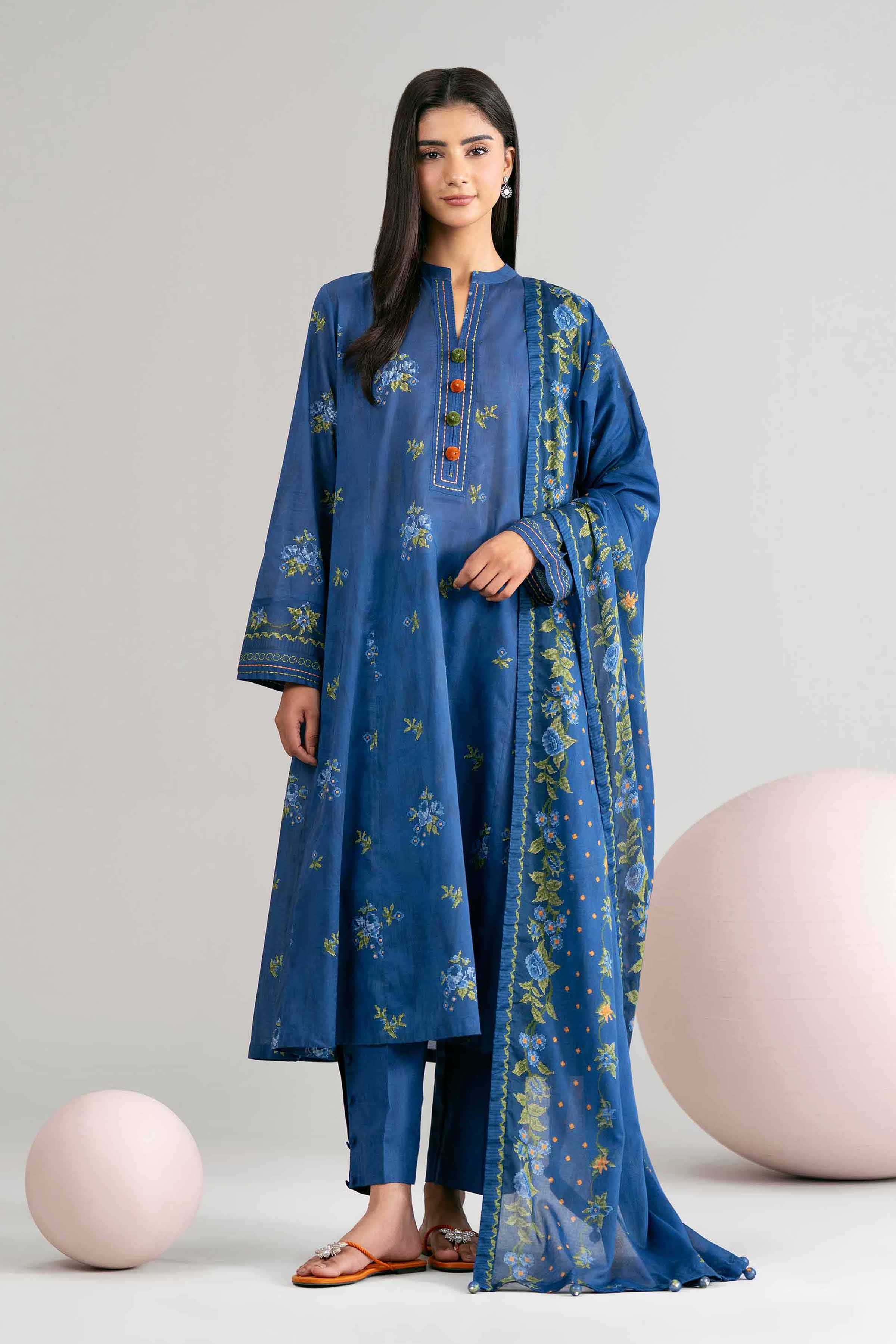 3 Piece - Printed Loose Fabric - 42602417