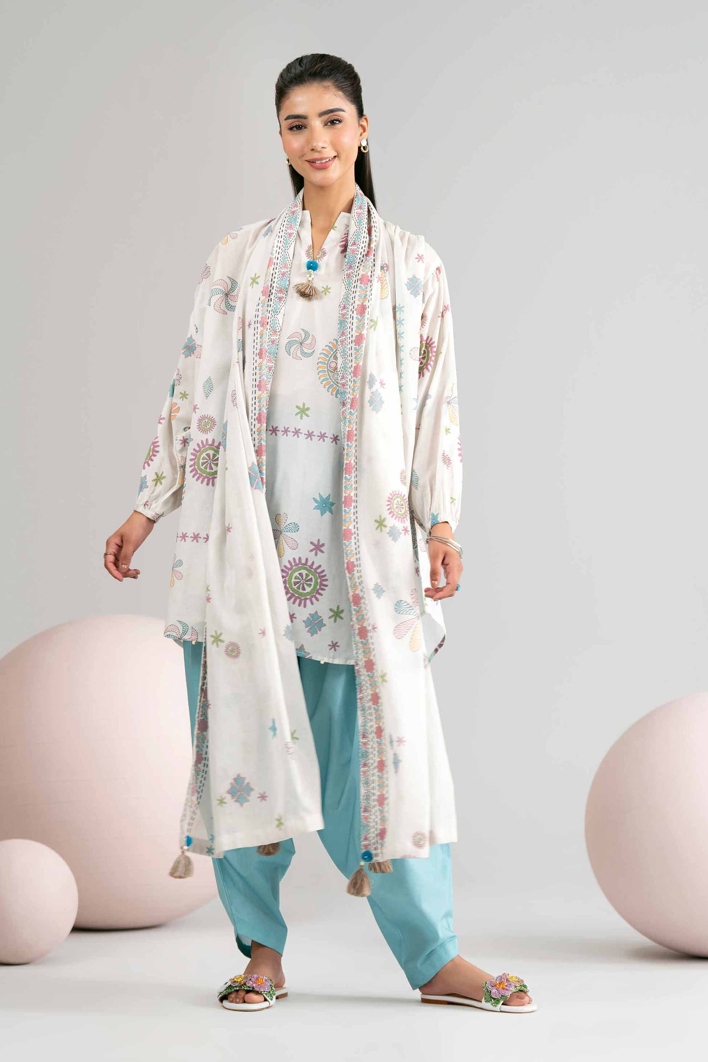3 Piece - Printed Loose Fabric - 42602420