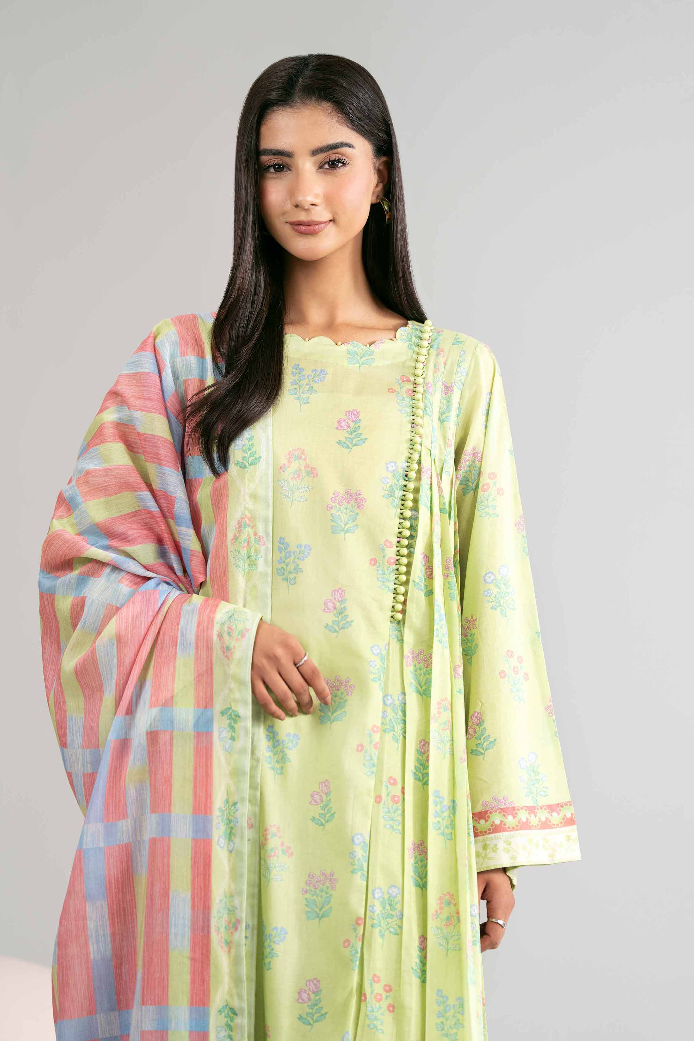 3 Piece - Printed Loose Fabric - 42602424