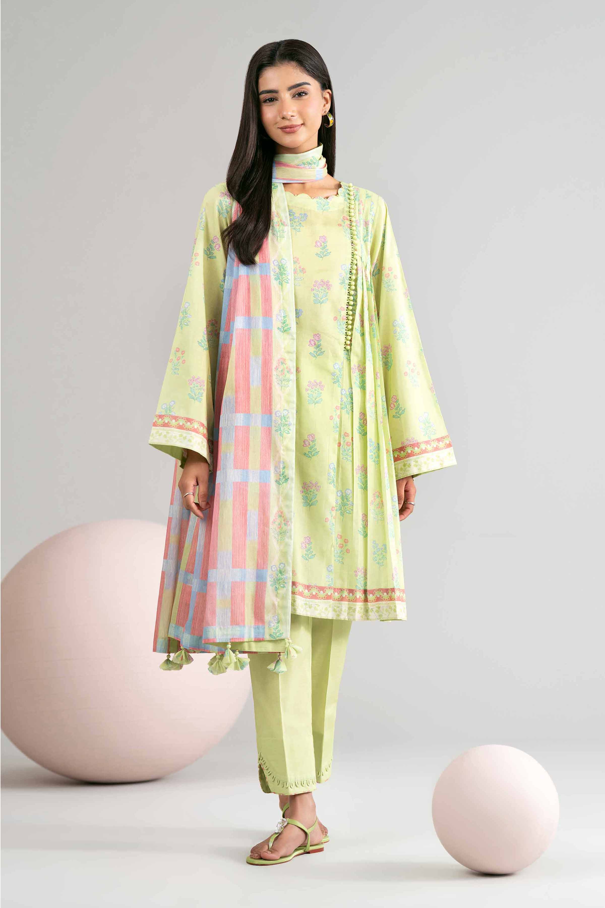 3 Piece - Printed Loose Fabric - 42602424