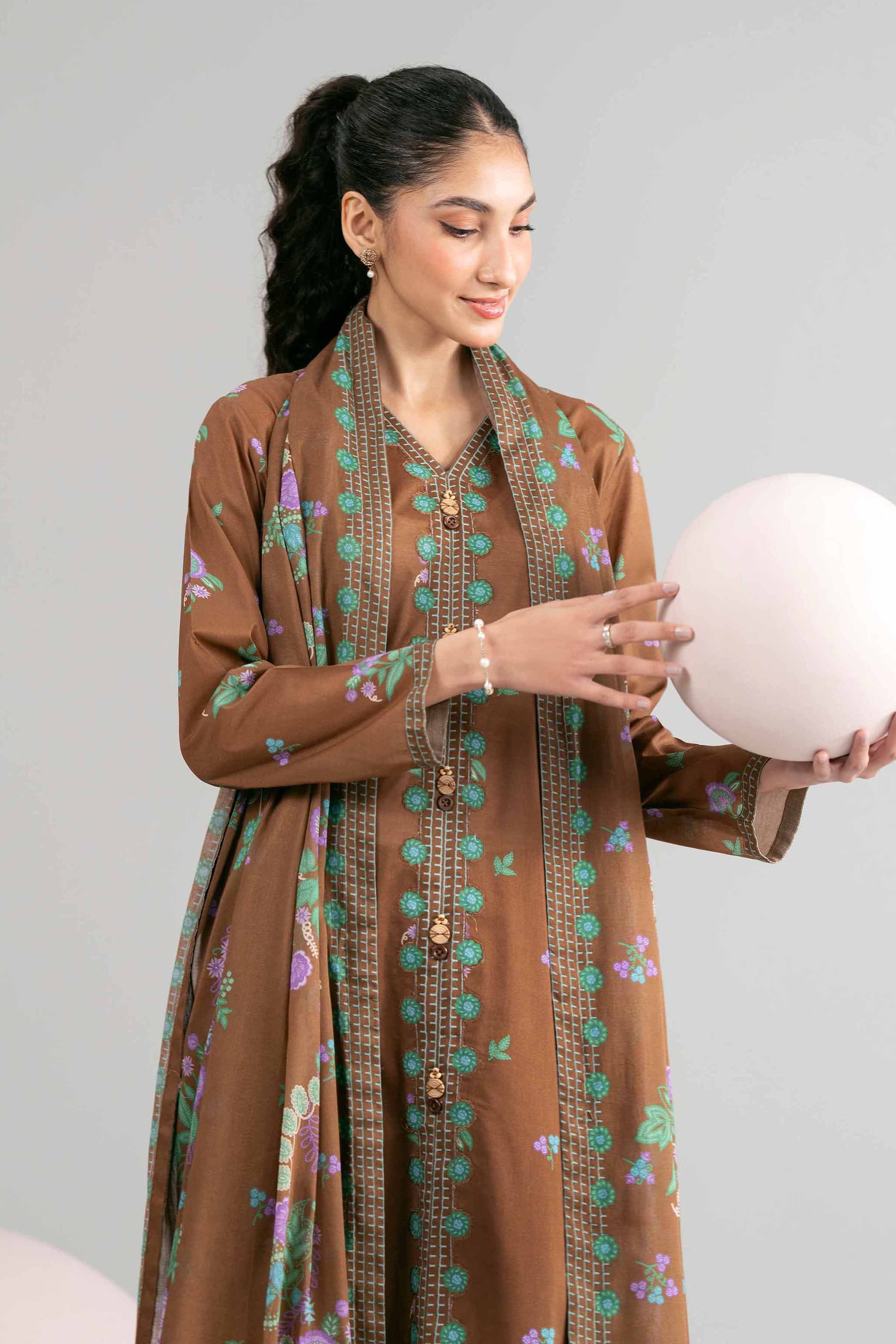 3 Piece - Printed Loose Fabric - 42602427