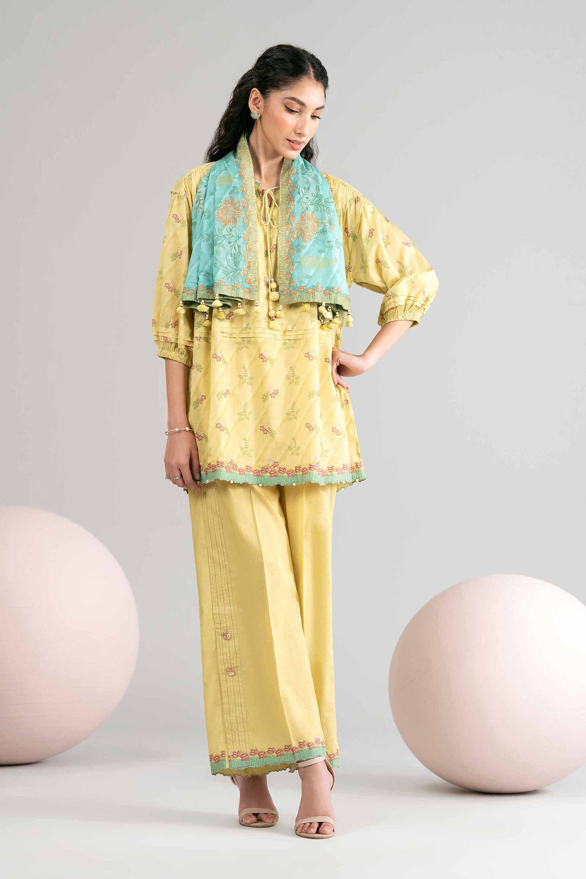 3 Piece - Printed Loose Fabric - 42602428