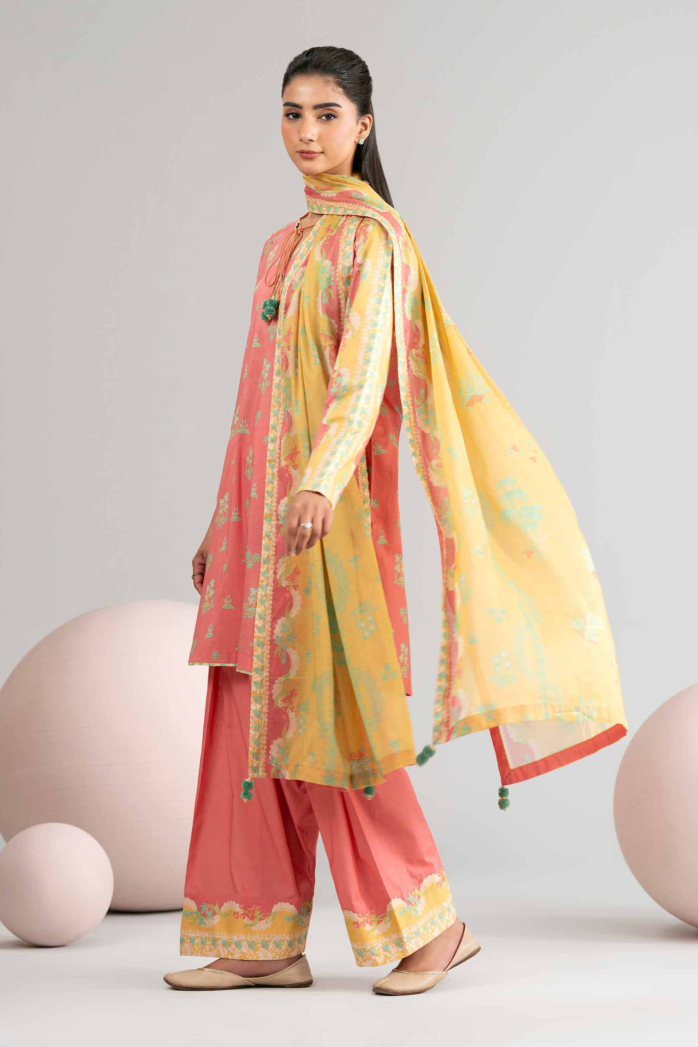 3 Piece - Printed Loose Fabric - 42602429
